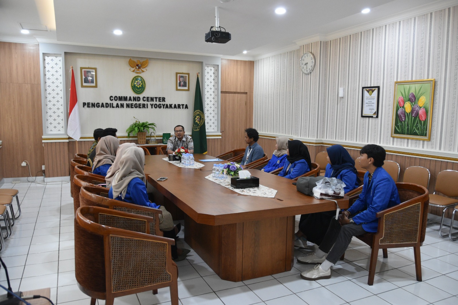 Pelepasan/Penarikan Mahasiswa Magang Fakultas Hukum Universitas Islam Indonesia di Pengadilan Negeri Yogyakarta