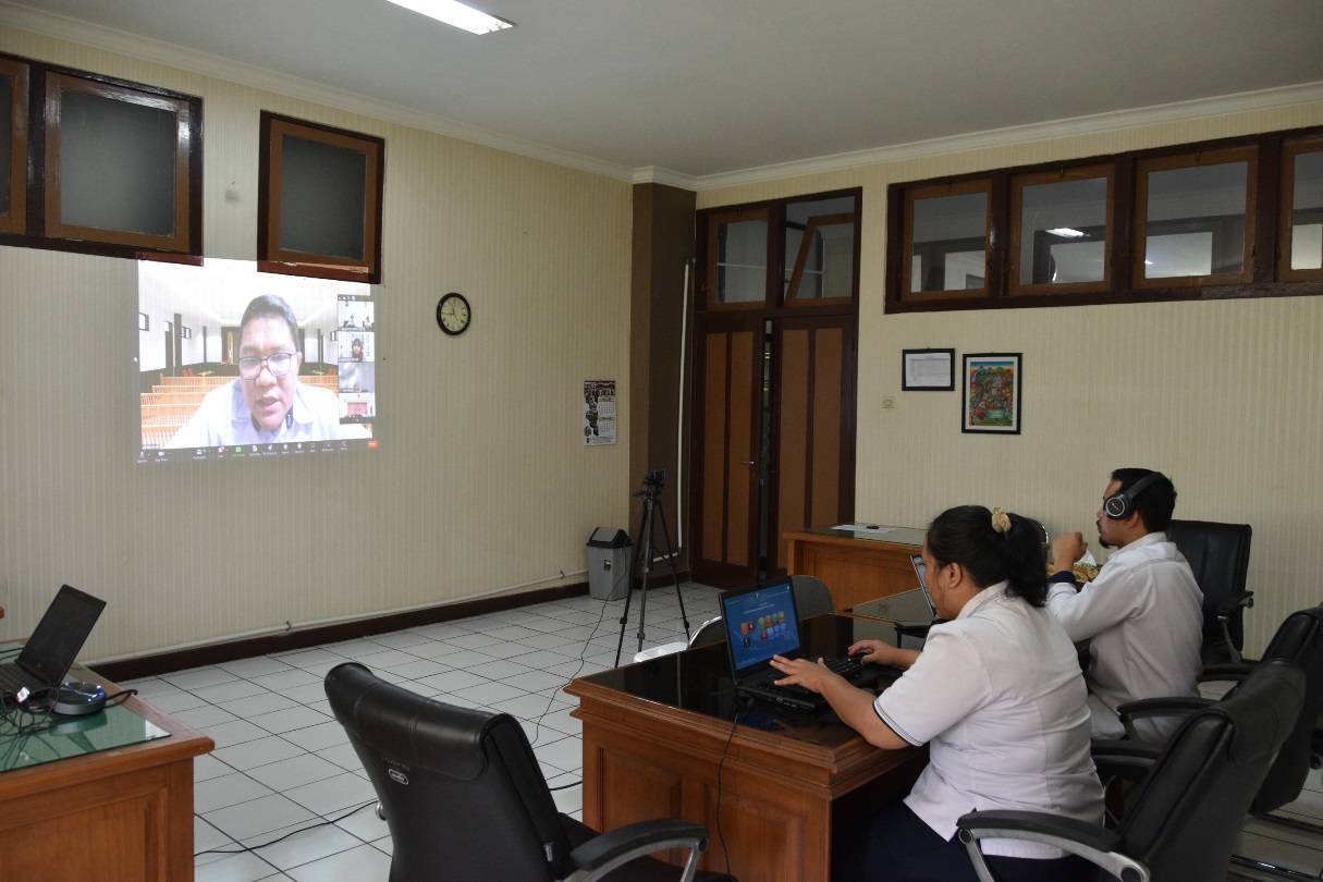 Pengadilan Negeri Yogyakarta Mengikuti Update Evaluasi Pengadaan Aplikasi e-Sadewa