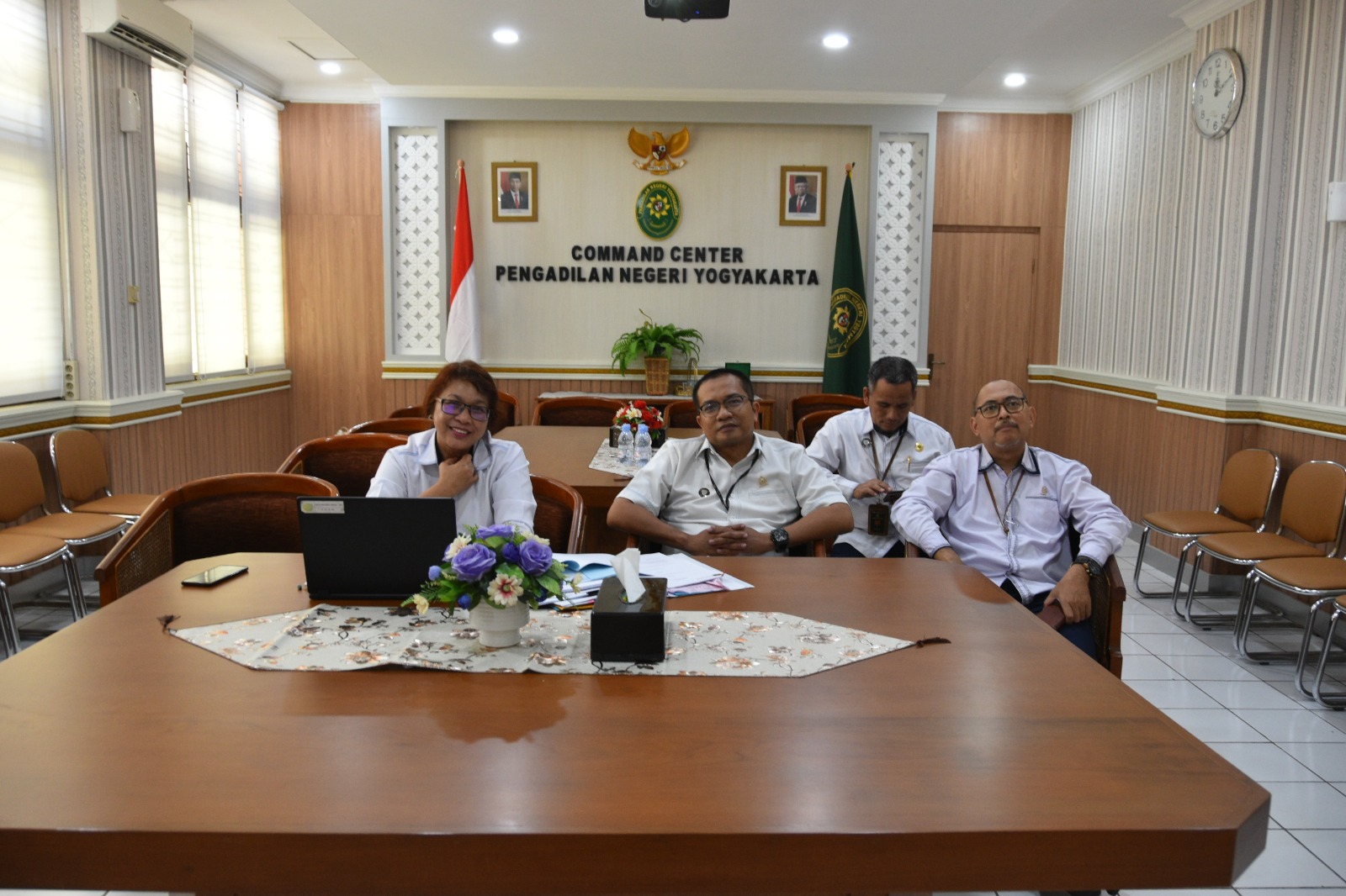Pengadilan Negeri Yogyakarta Mengikuti Pembinaan Pimpinan Mahkamah Agung RI