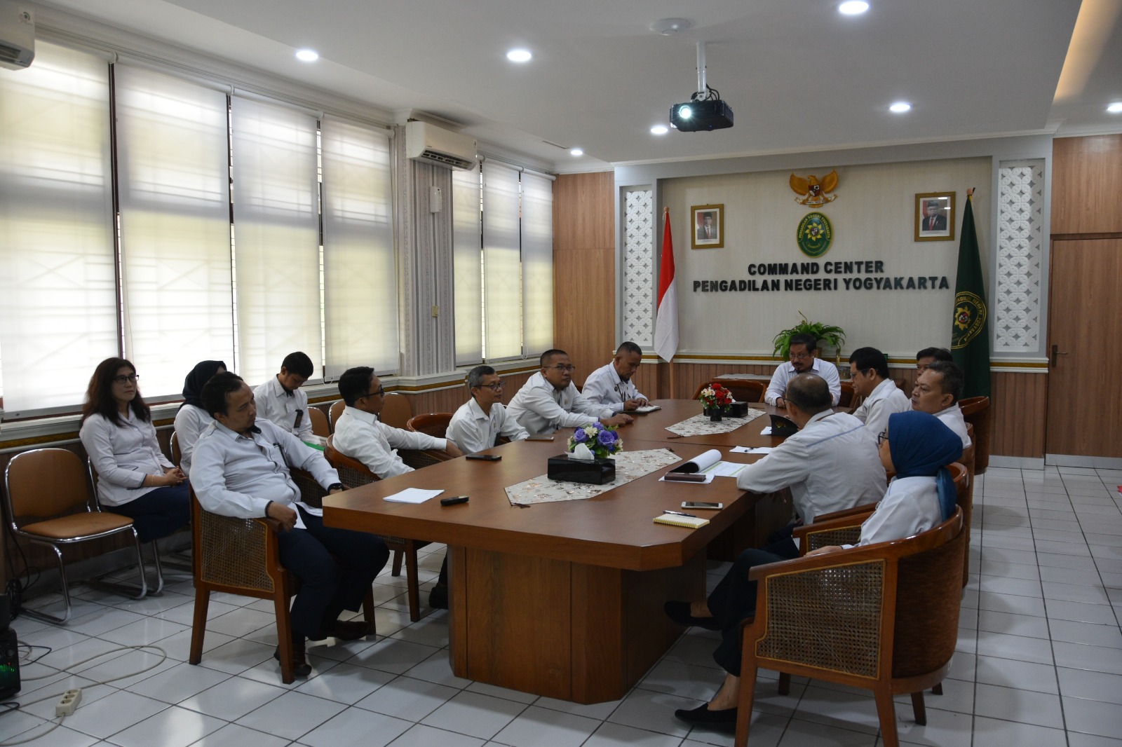 Rapat Monev TLHP Bidang, SOP dan Standar Pelayanan Pengadilan Negeri Yogyakarta