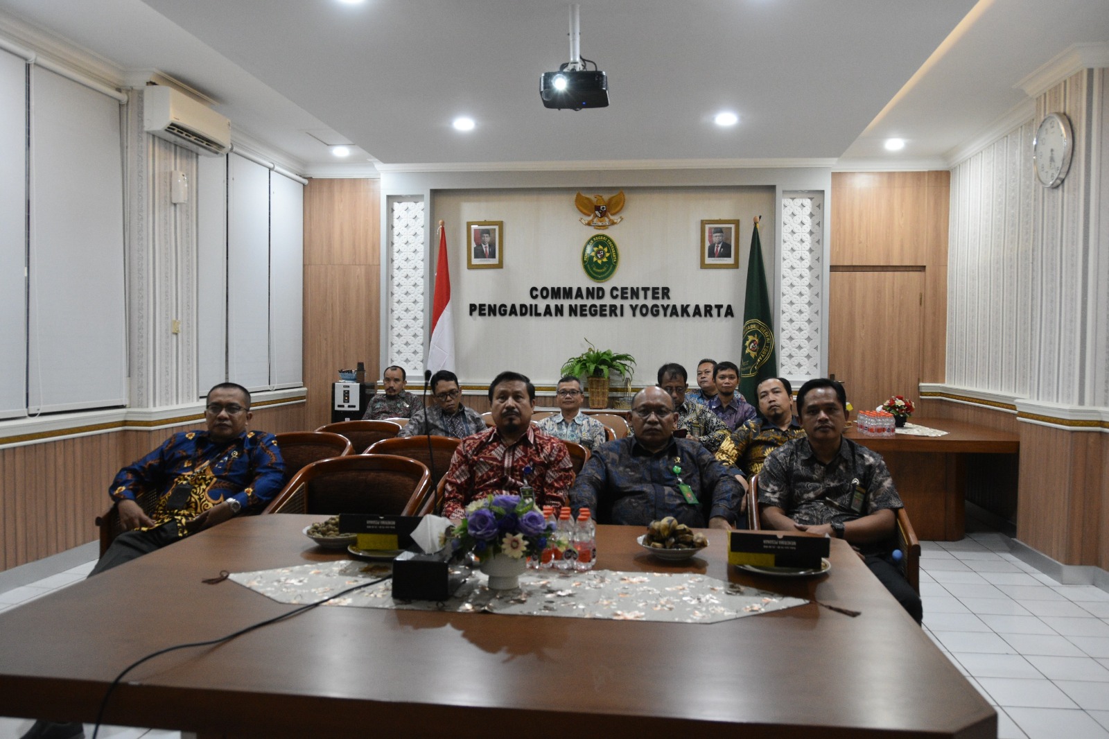 Pengadilan Negeri Yogyakarta Mengikuti Pembinaan Bidang Teknis dan Administrasi Yudisial oleh Pimpinan Mahkamah Agung RI