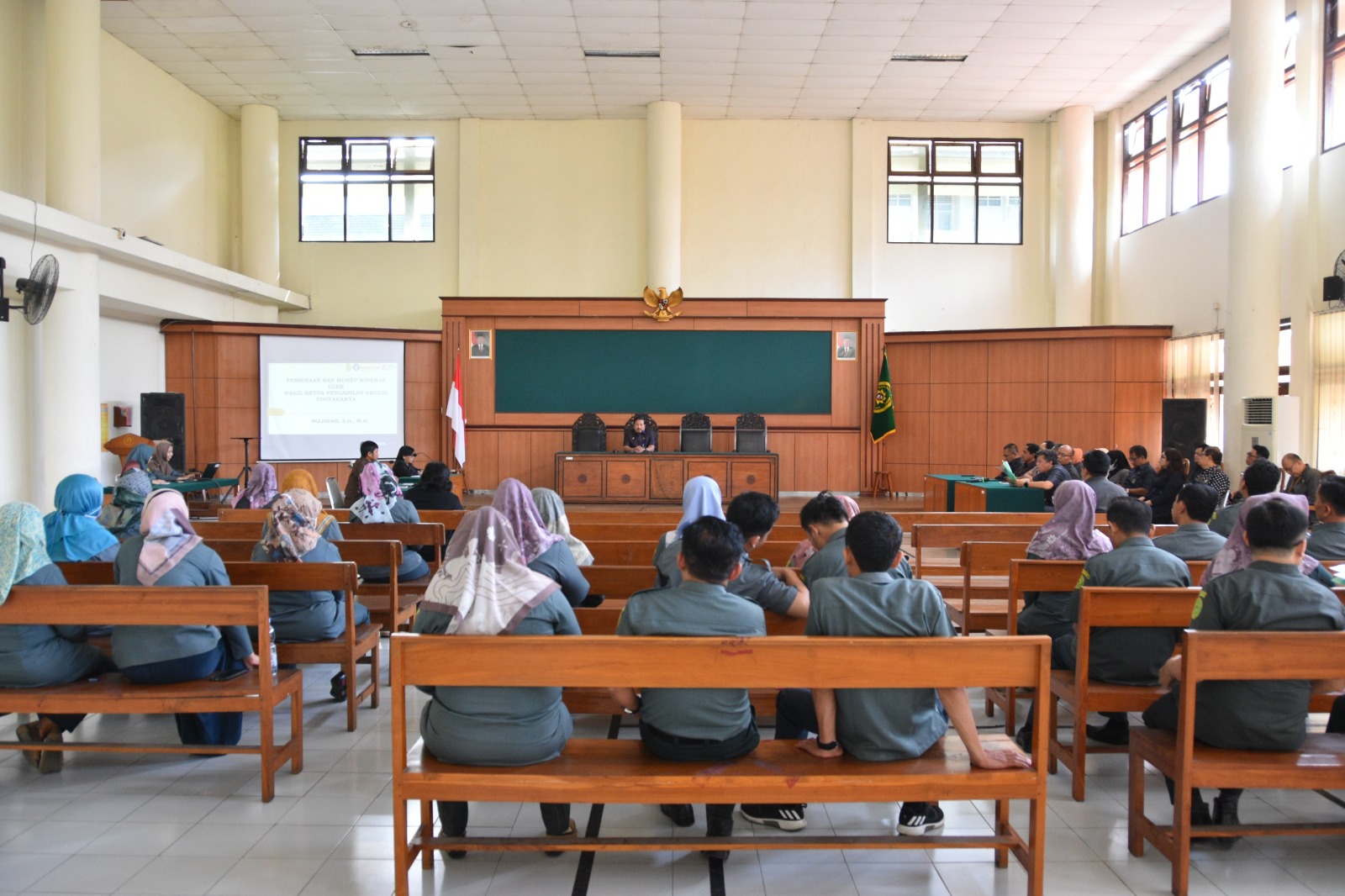 Rapat Pembinaan dan Monev Kinerja Pengadilan Negeri Yogyakarta Bulan November 2023