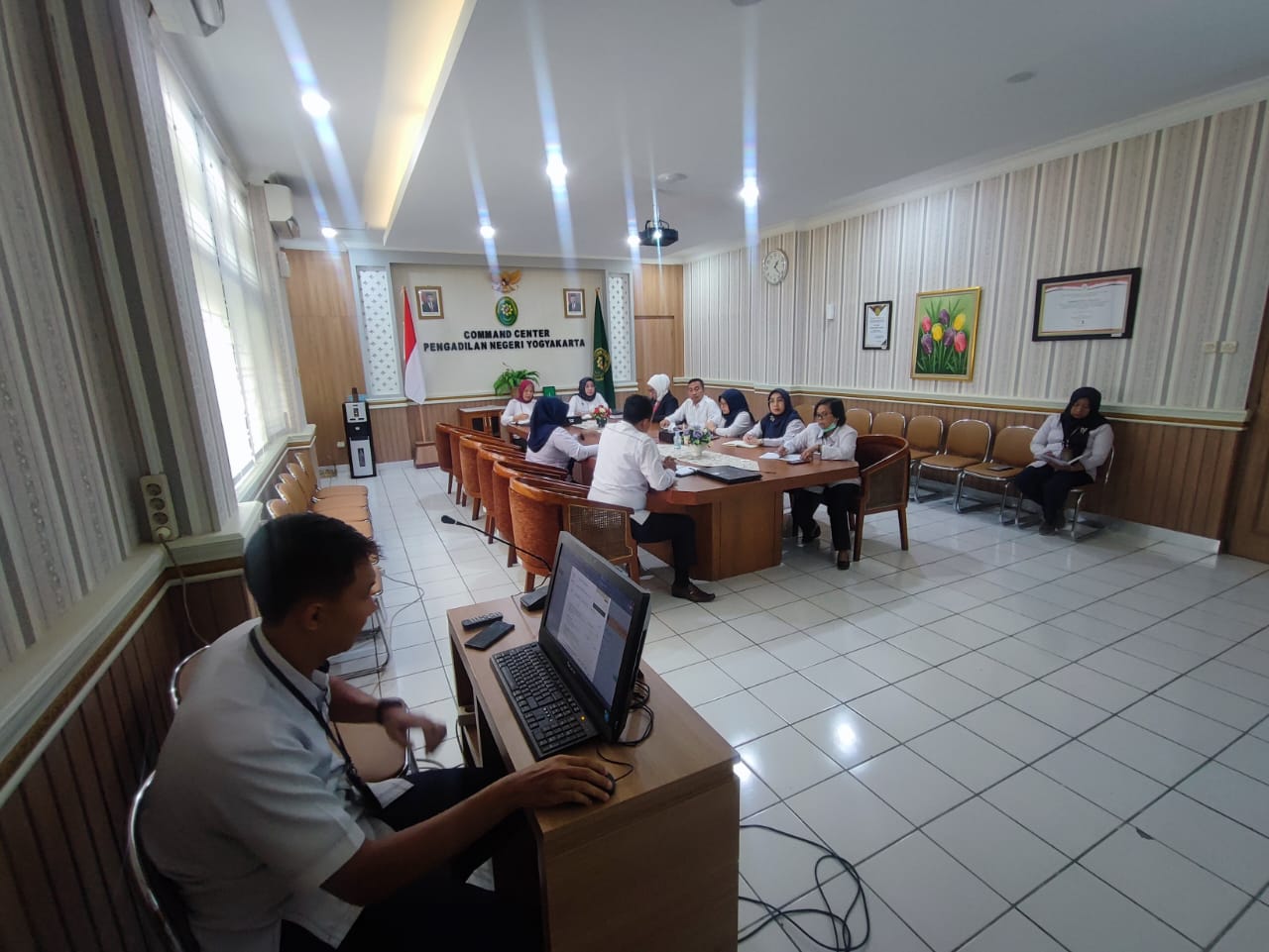 Rapat Monitoring dan Evaluasi SIPP Pengadilan Negeri Yogyakarta