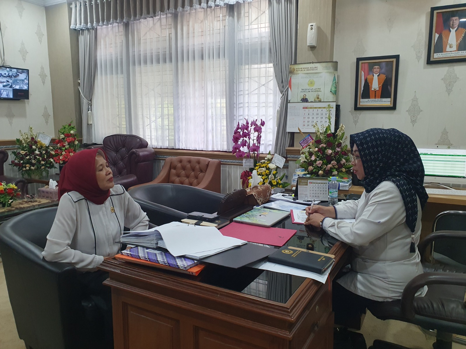 Rapat Koordinasi Internal Pimpinan Pengadilan Negeri Yogyakarta