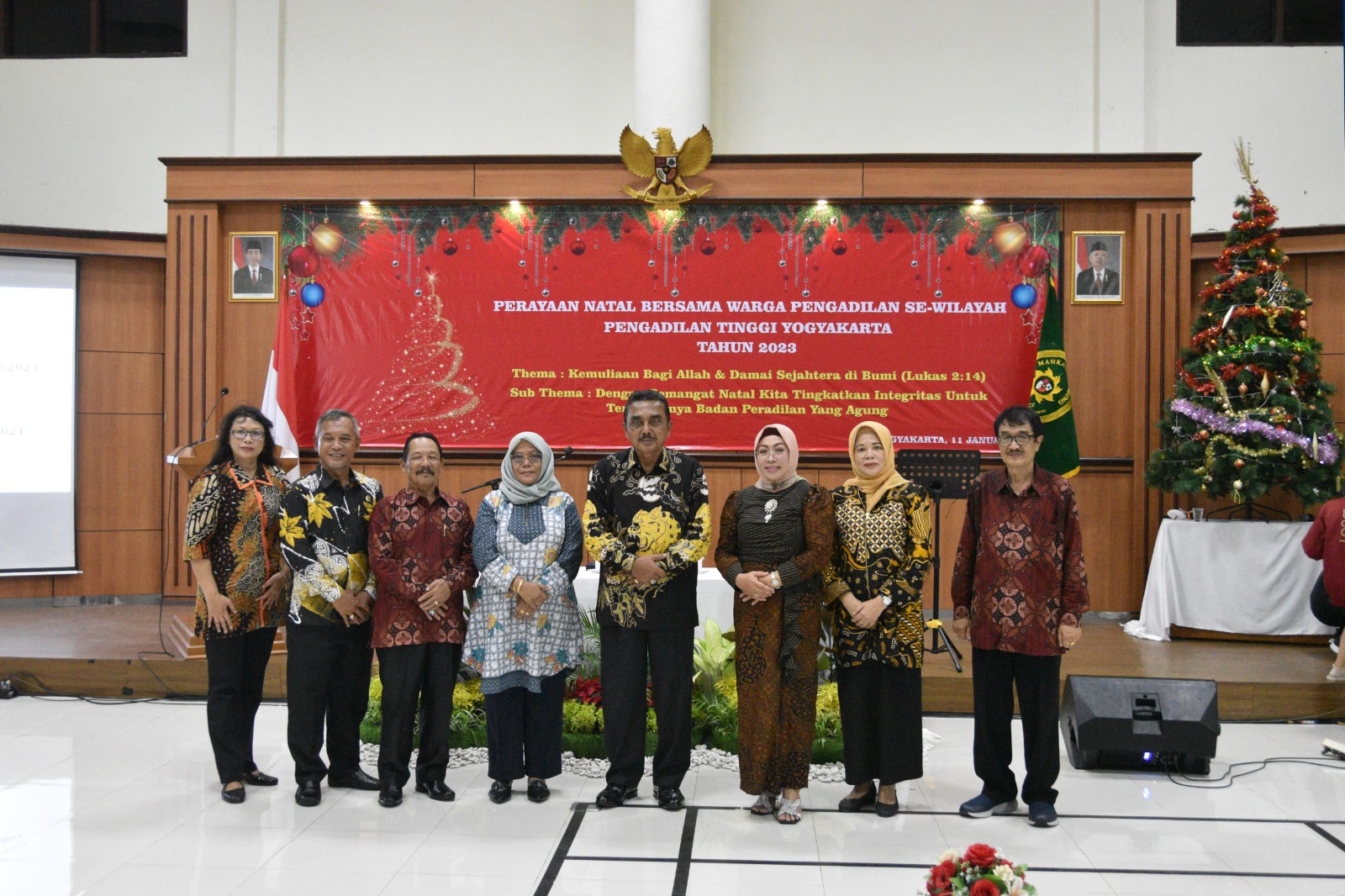 Perayaan Natal bersama Warga Pengadilan se-Wilayah Pengadilan Tinggi Yogyakarta Tahun 2023