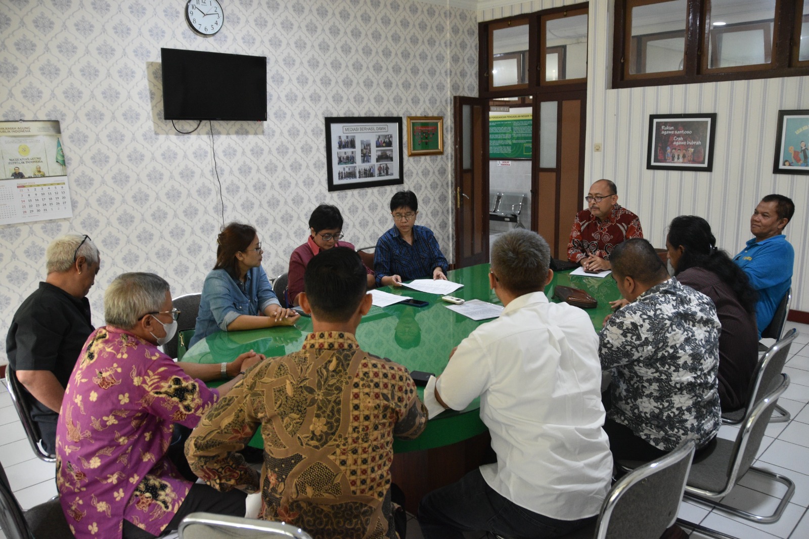 Mediasi Perdamaian Perkara Perdata Pengadilan Negeri Yogyakarta Berhasil Damai