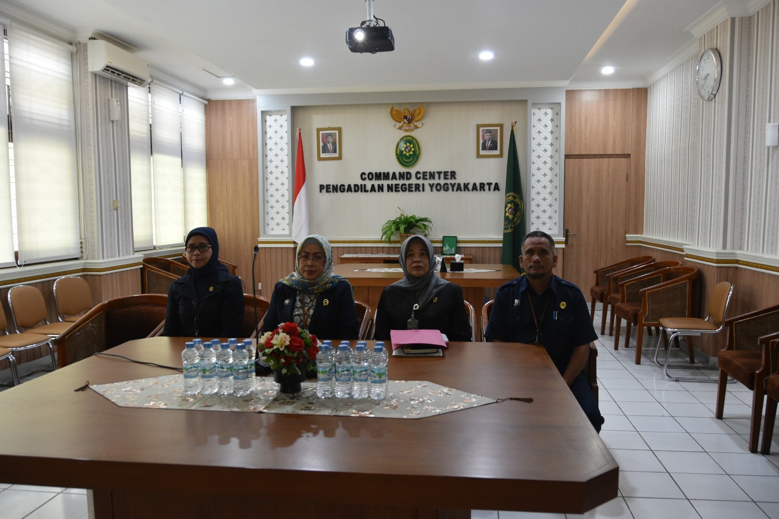 Pengadilan Negeri Yogyakarta Mengikuti Peresmian Gedung Pengadilan dan Mahkamah Agung RI