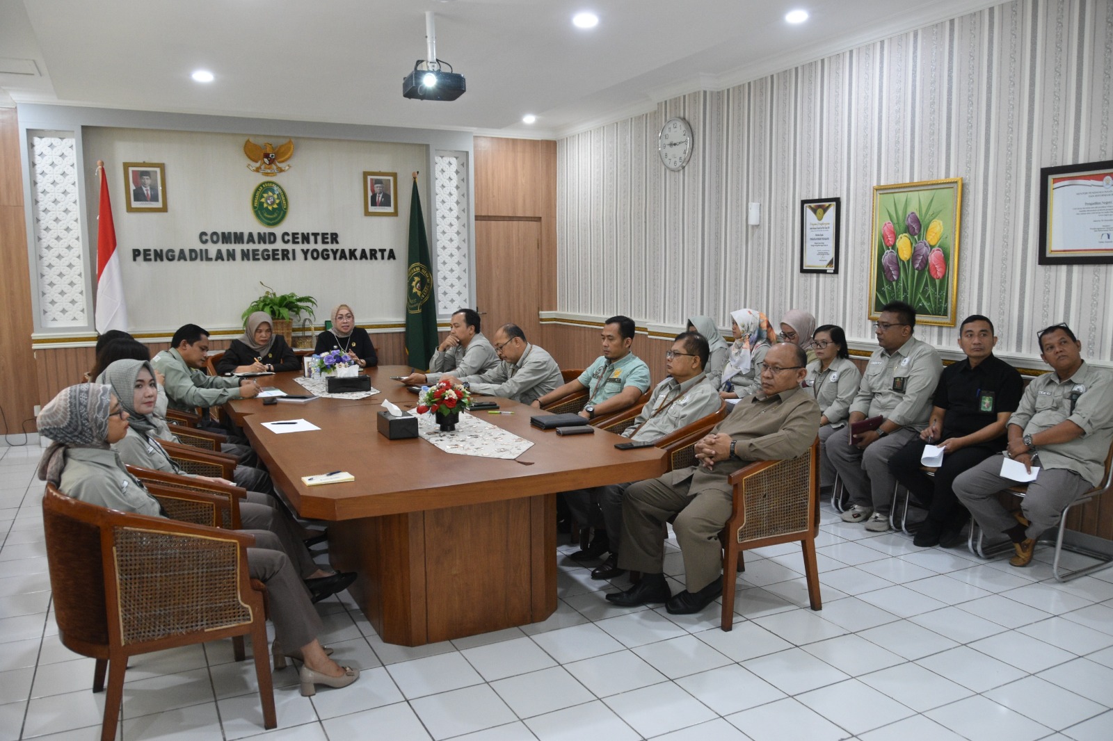 Rapat Monitoring Evaluasi SIPP dan MIS Pengadilan Negeri Yogyakarta