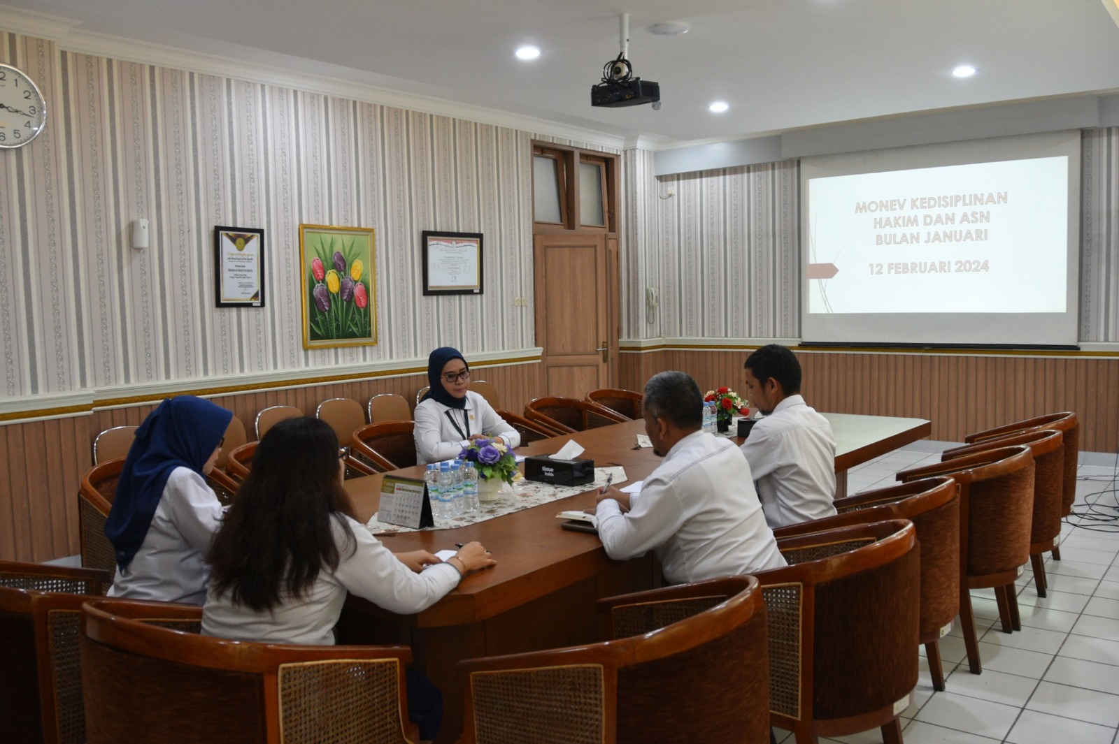 Rapat Monev Kedisiplinan Pengadilan Negeri Yogyakarta