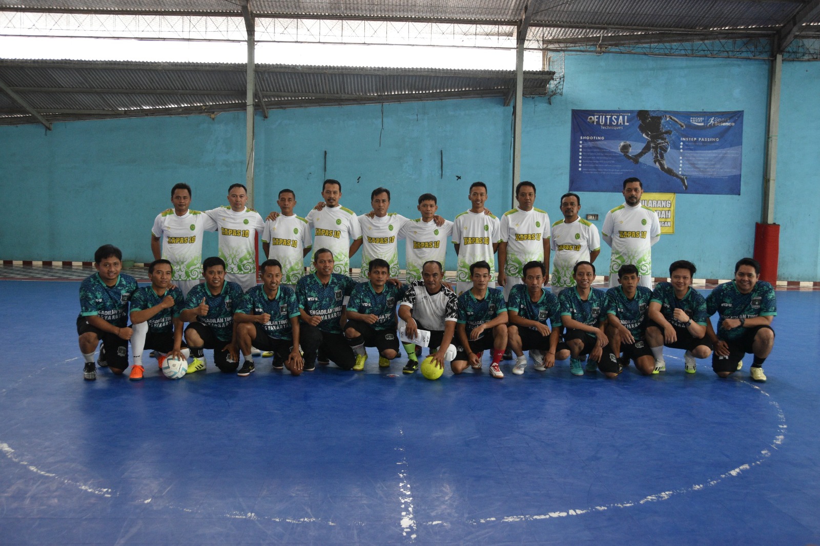 Pengadilan Negeri Yogyakarta Mengikuti Pertandingan Futsal melawan Pengadilan Tinggi Yogyakarta