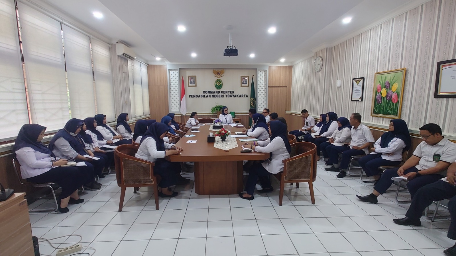 Rapat Berjenjang Kepaniteraan Pengadilan Negeri Yogyakarta Februari 2024
