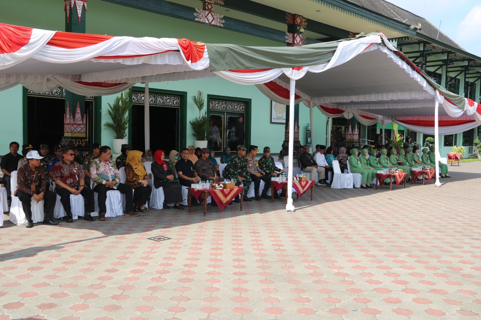 Panitera Muda Hukum Pengadilan Negeri Yogyakarta Menghadiri Upacara Pembukaan TMMD Sengkuyung Tahap I Tahun 2024