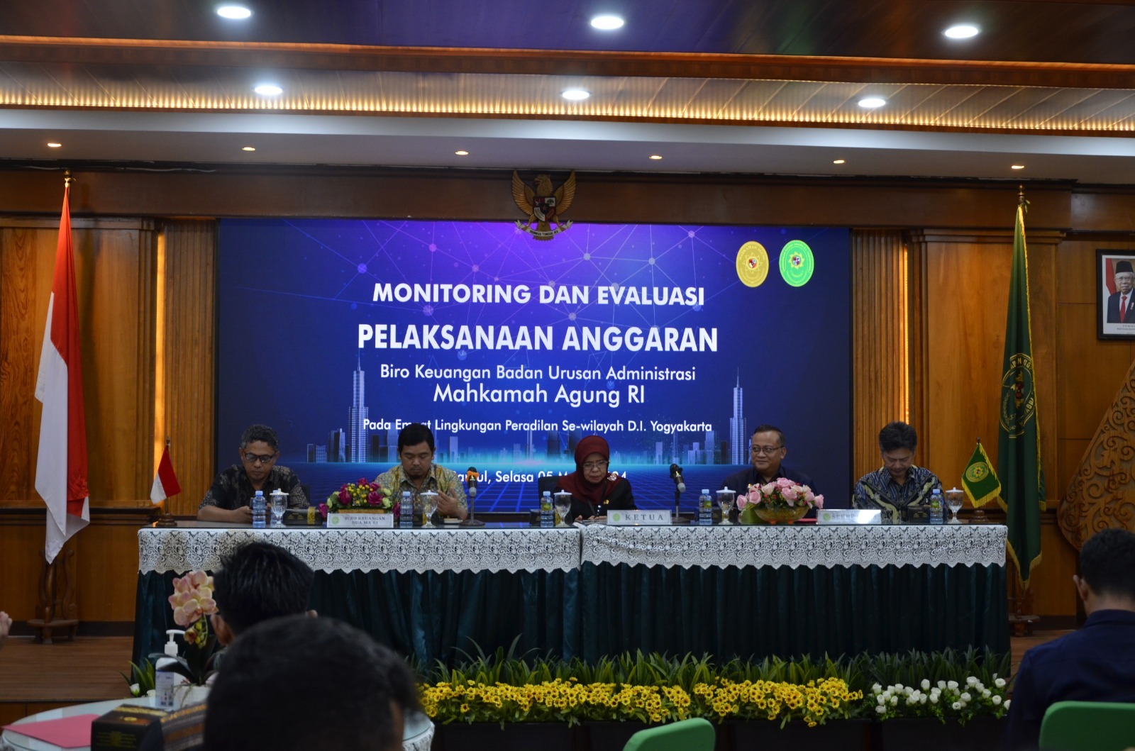 Pengadilan Negeri Yogyakarta Menghadiri Pembinaan Pelaksanaan Anggaran di Wilayah Yogyakarta