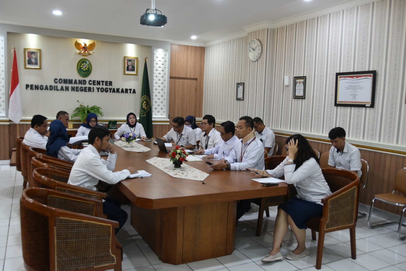 Rapat Monev Pembangunan Zona Integritas Pengadilan Negeri Yogyakarta