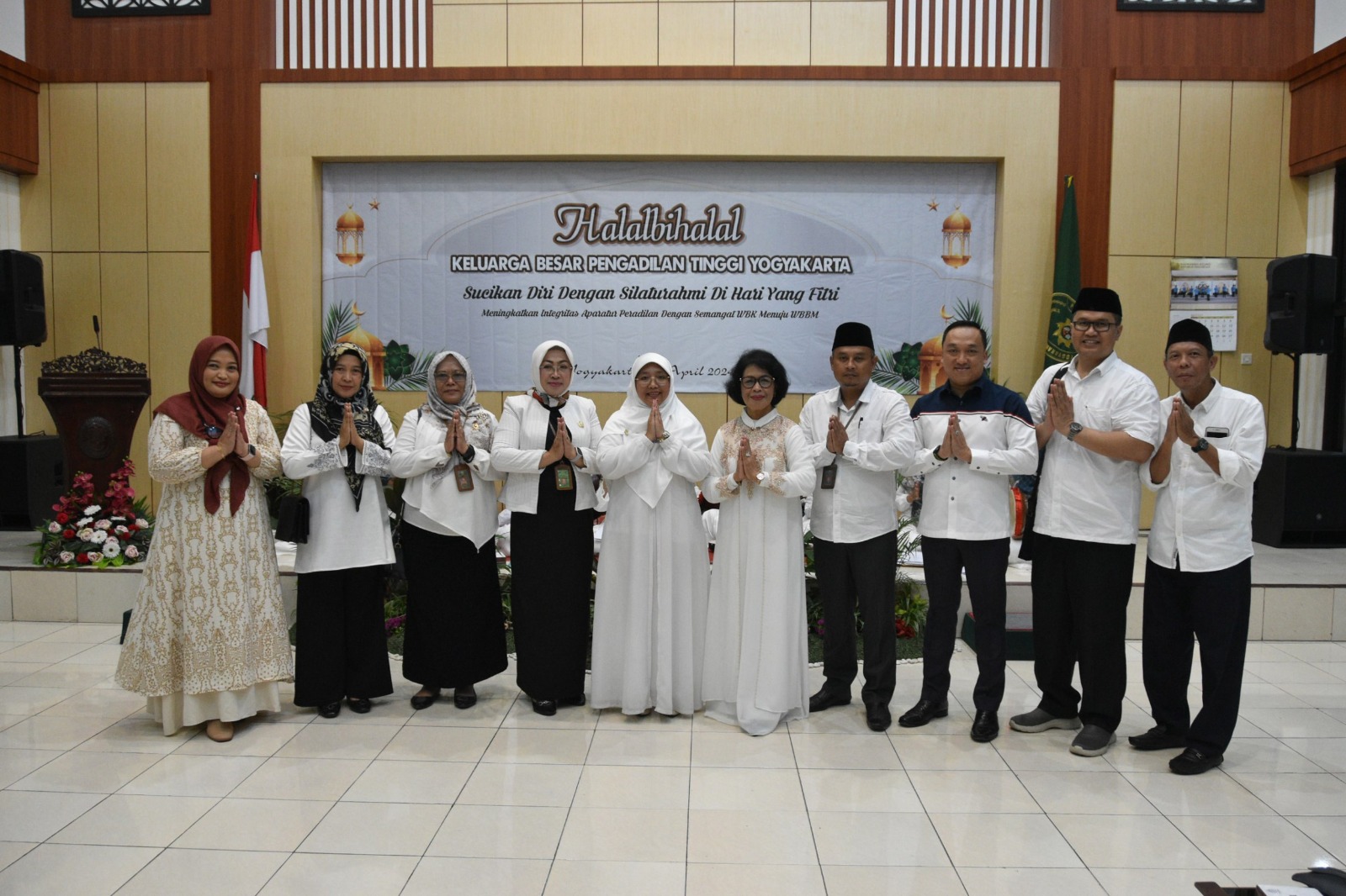 Pengadilan Negeri Yogyakarta Menghadiri Syawalan Keluarga Besar Pengadilan Tinggi Yogyakarta