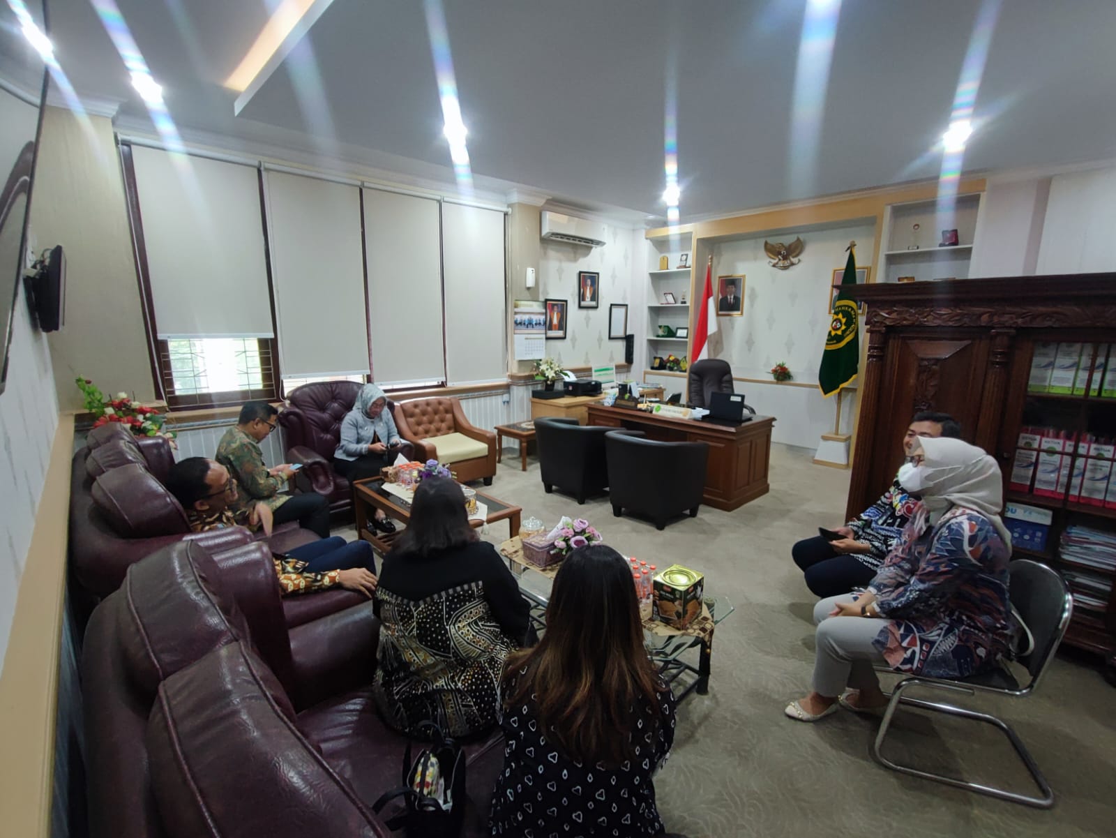 Kunjungan Kerja Pimpinan Baru Bank Rakyat Indonesia (BRI) Kantor Cabang Katamso Yogyakarta ke Pengadilan Negeri Yogyakarta