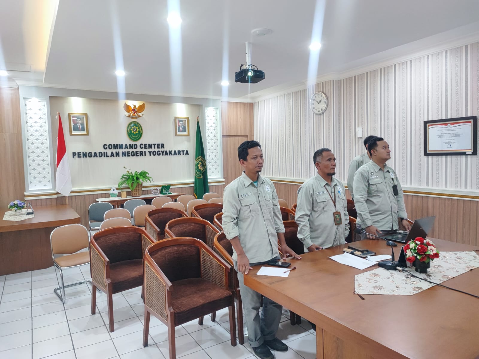 Pengadilan Negeri Yogyakarta Mengikuti Monev Penginputan Sewa Rumah Dinas pad e-Bima
