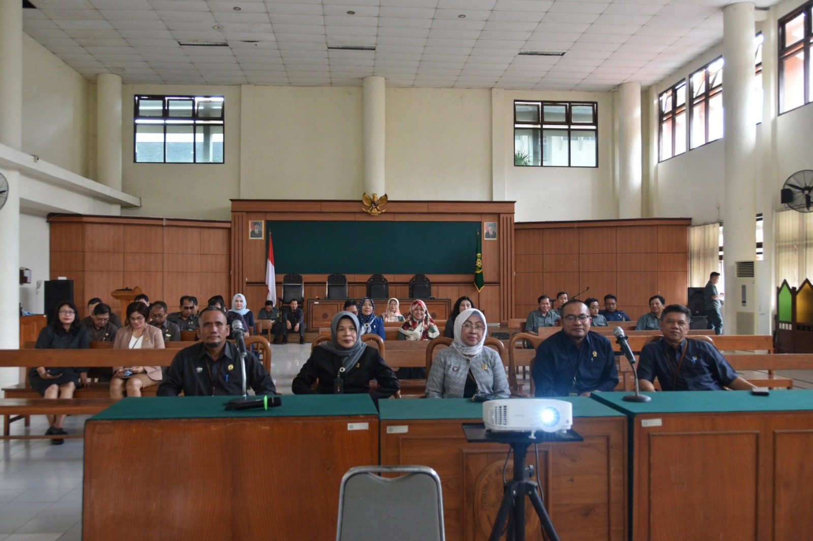 Pengadilan Negeri Yogyakarta Mengikuti Halalbihalal bersama Badan Peradilan Umum Mahkamah Agung RI
