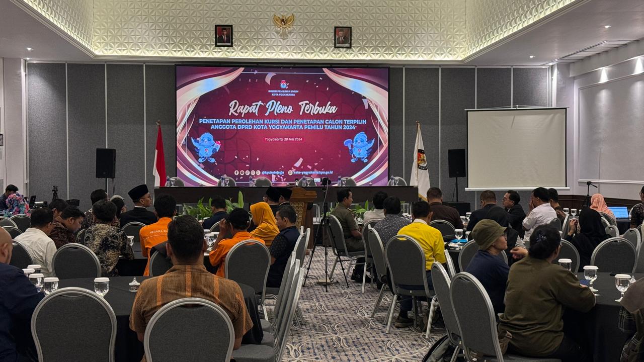 Hakim Pengadilan Negeri Yogyakarta Menghadiri Rapat Pleno Terbuka bersama KPU Kota Yogayakarta
