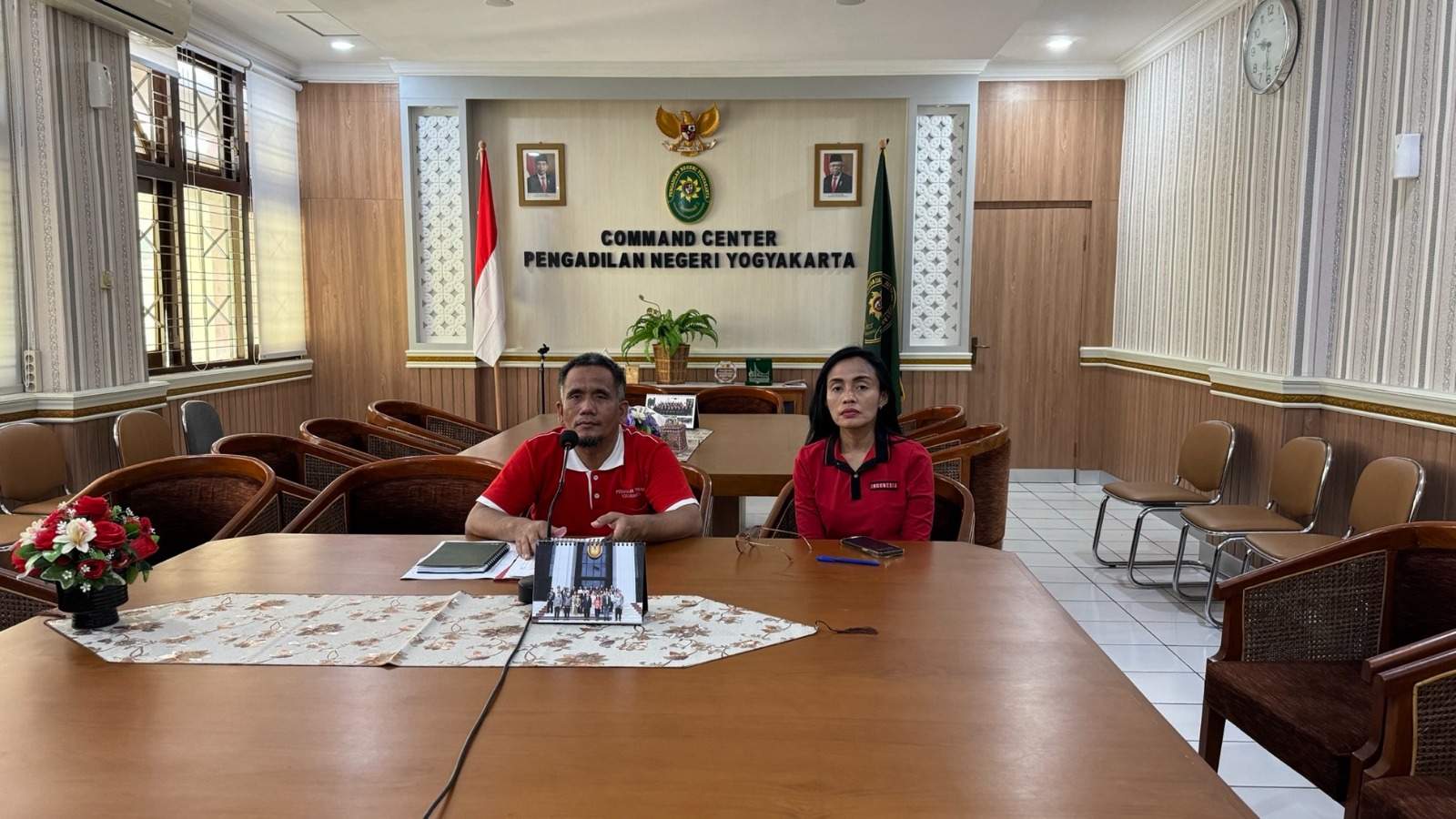 Pengadilan Negeri Yogyakarta Mengikuti Rapat Pelaksanaan dan Penyusunan Anggaran secara Online