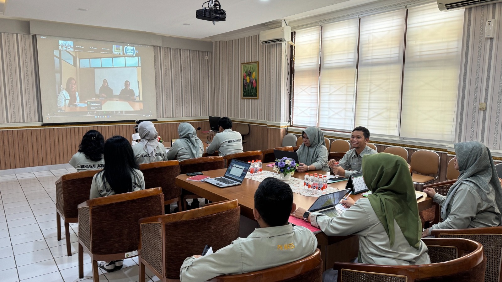 Pengadilan Negeri Yogyakarta Mengikuti Sosialisasi Monev Keterbukaan Informasi Badan Publik se-DIY Tahun 2024
