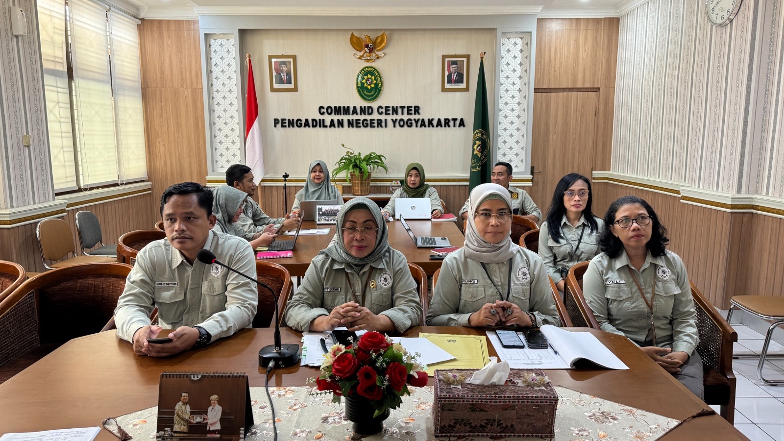 Pengadilan Negeri Yogyakarta Mengikuti Sosialisasi Monev Keterbukaan Informasi Badan Publik se-DIY Tahun 2024