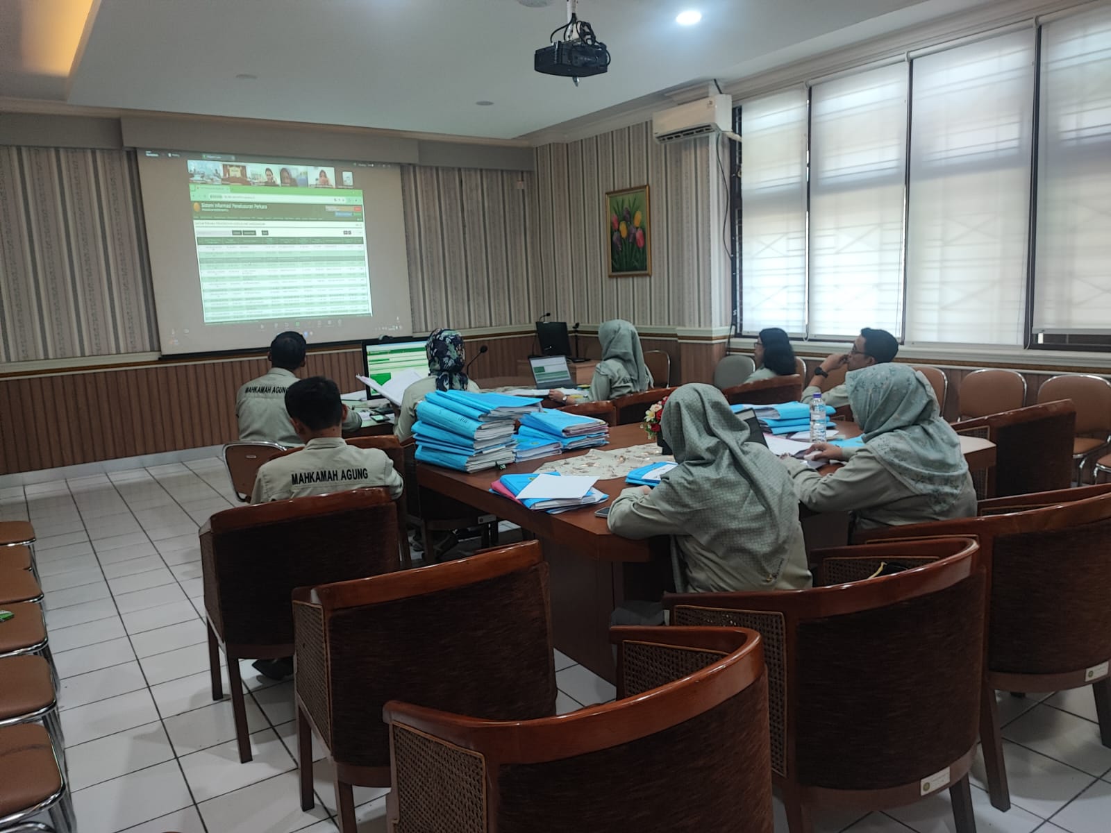Pengadilan Negeri Yogyakarta Mengikuti Pendampingan Perbaikan Data Eksekusi oleh Badan Peradilan Umum 