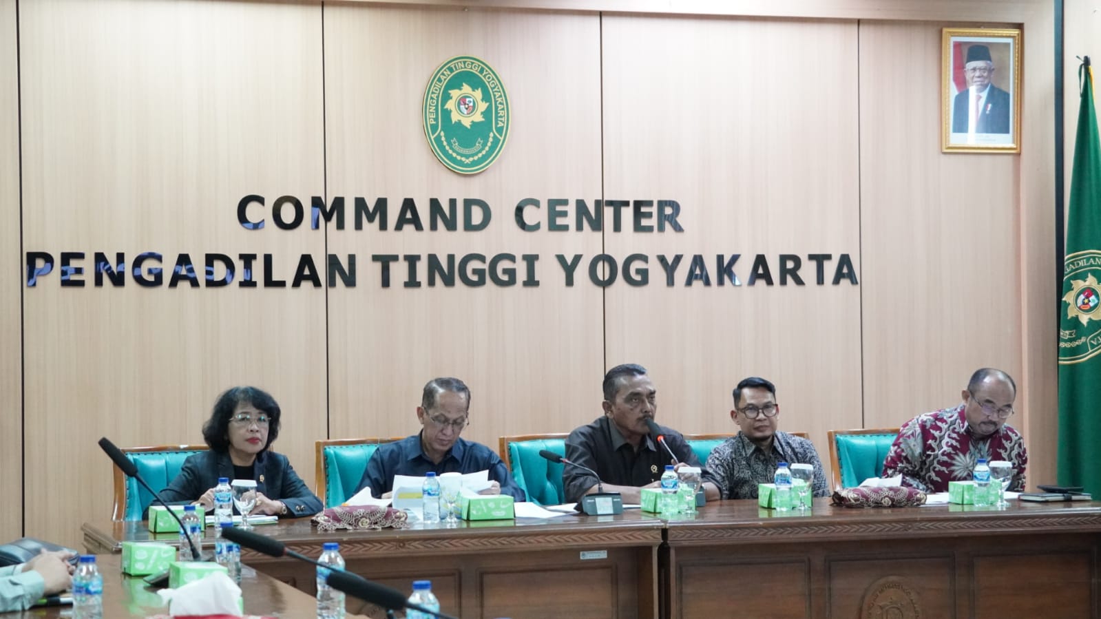 Pengadilan Negeri Yogyakarta Menghadiri Rapat Koordinasi dengan Sespan dan Biro Keuangan Mahkamah Agung