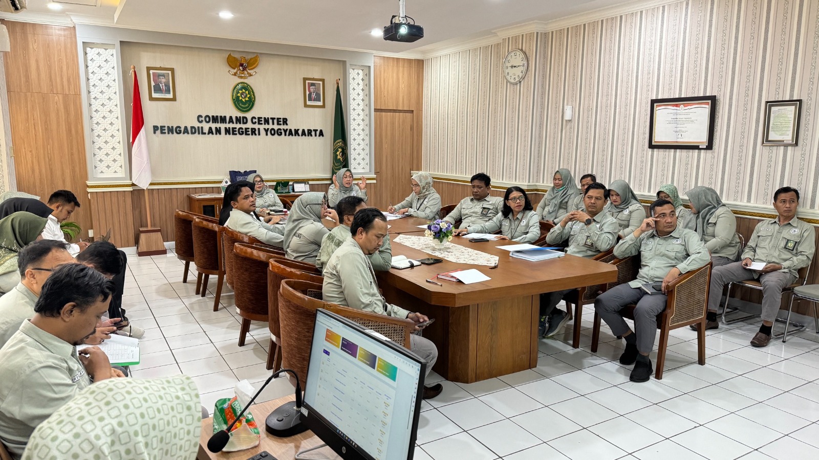 Rapat Koordinasi Monev SIPP dan MIS Pengadilan Negeri Yogyakarta