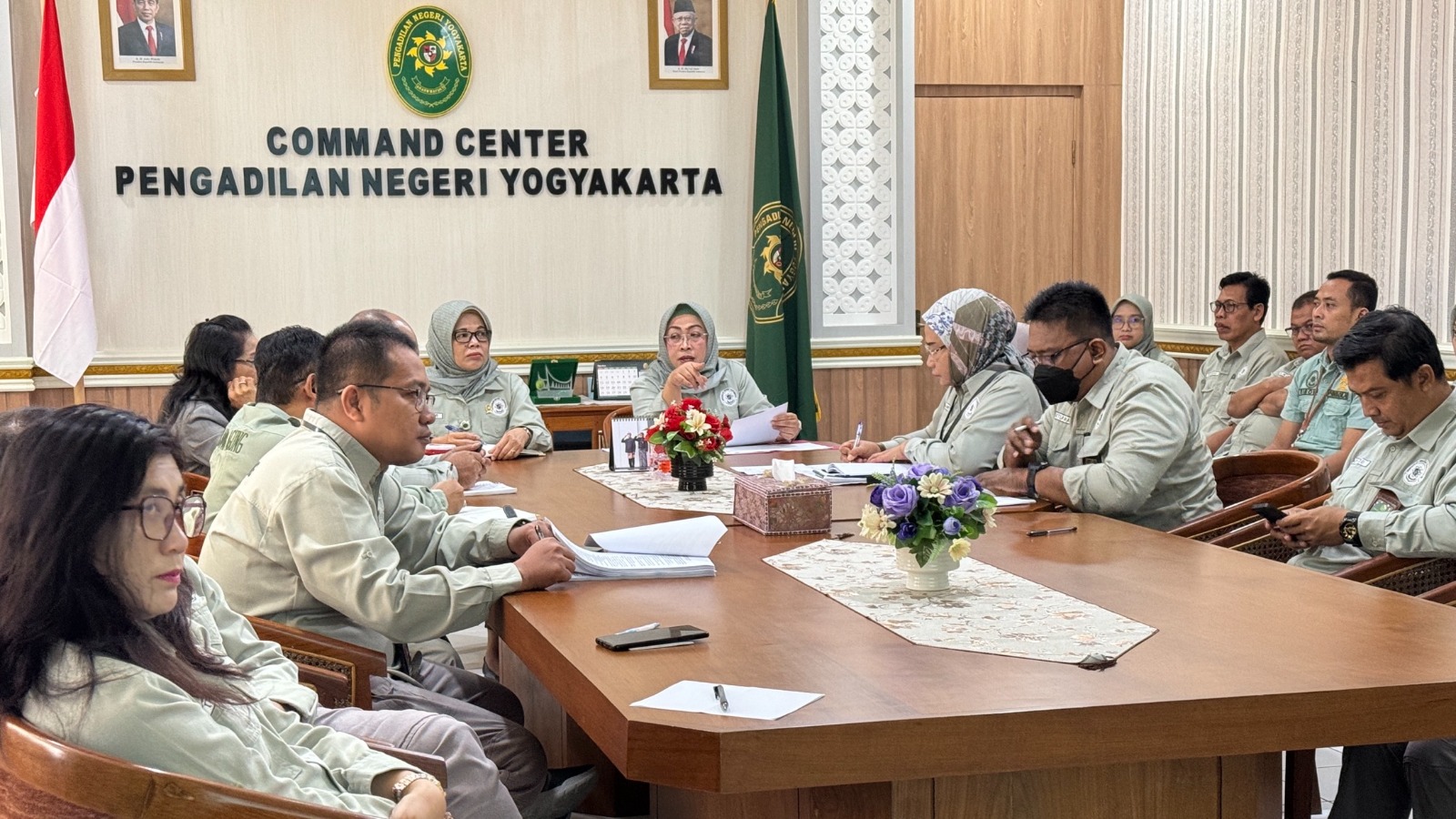 Rapat Koordinasi Monev SIPP dan MIS Pengadilan Negeri Yogyakarta 21 Agustus 2024