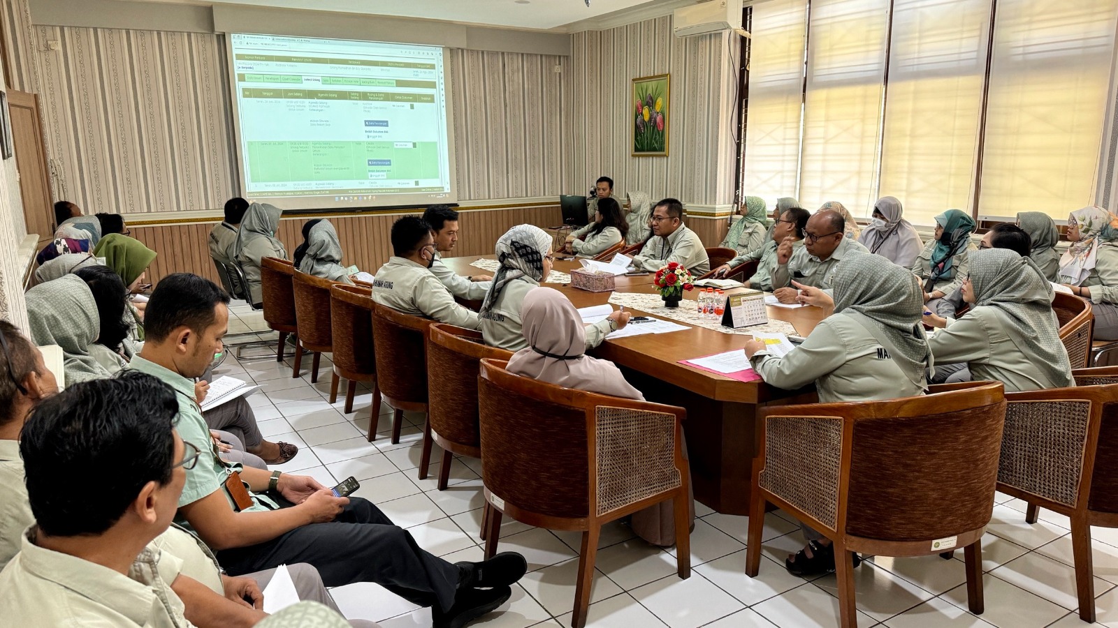 Rapat Koordinasi Monev SIPP dan MIS Pengadilan Negeri Yogyakarta 21 Agustus 2024