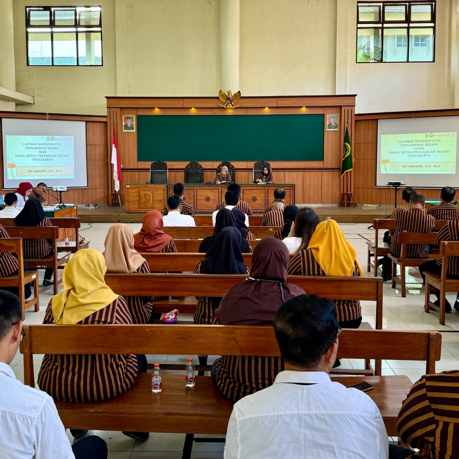 Rapat Pembinaan dan Monev Kinerja Pengadilan Negeri Yogyakarta Bulan Juli 2024