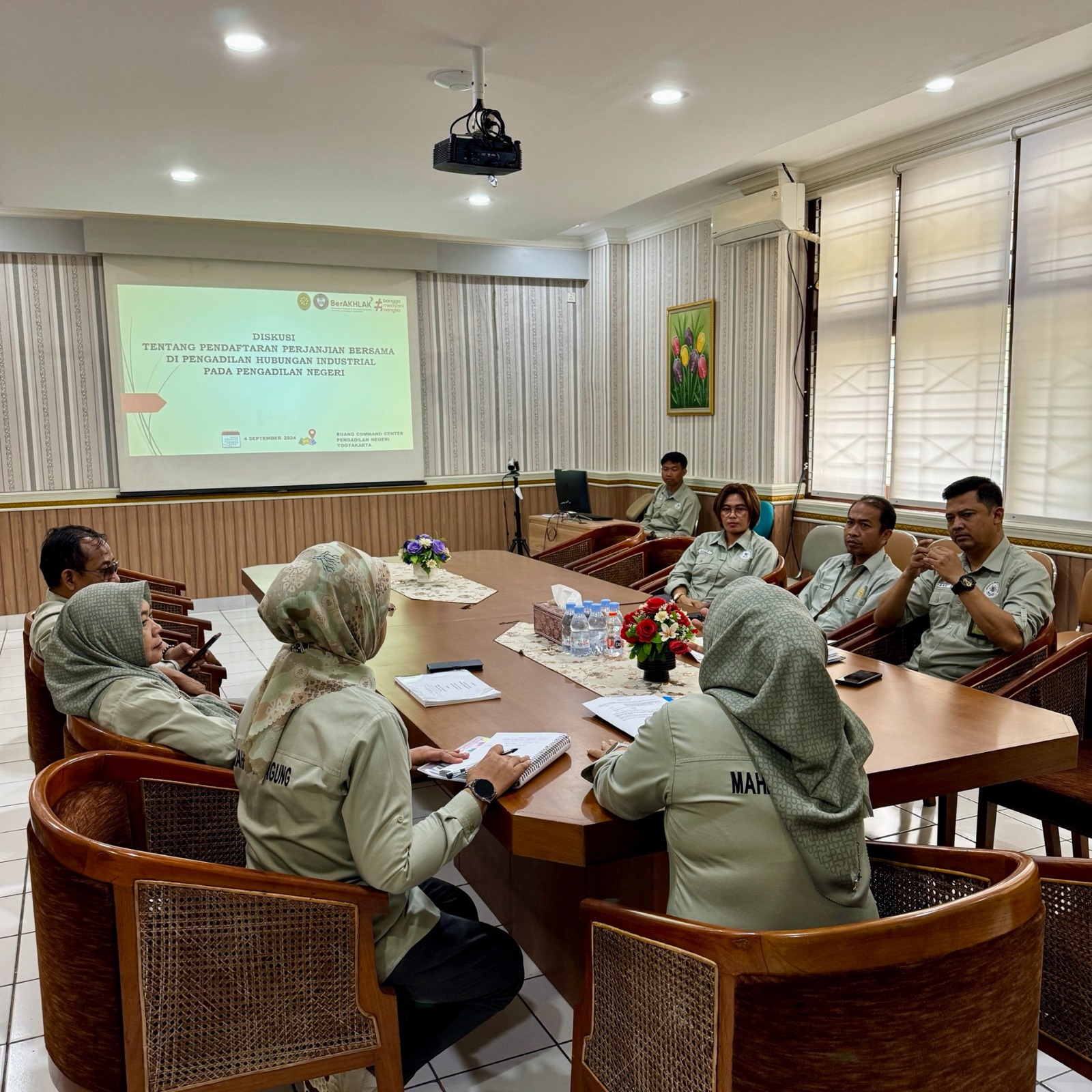 Diskusi mengenai Perjanjian Bersama Pengadilan Hubungan Industrial pada Pengadilan Negeri Yogyakarta