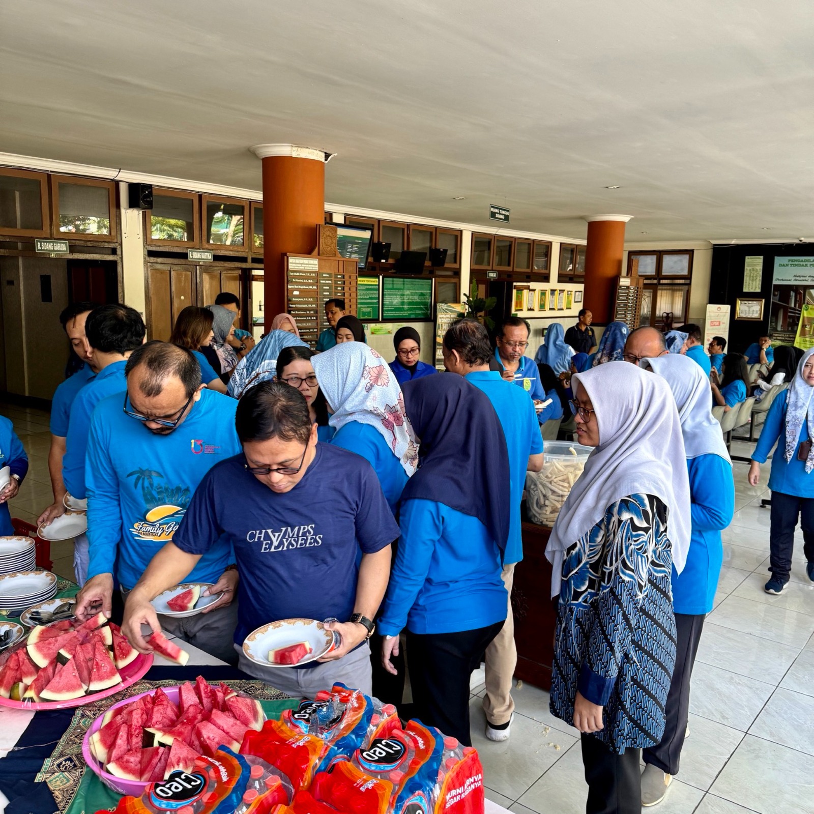 Sarapan Pagi bersama dan Simulasi Pemadam Kebakaran Pengadilan Negeri Yogyakarta