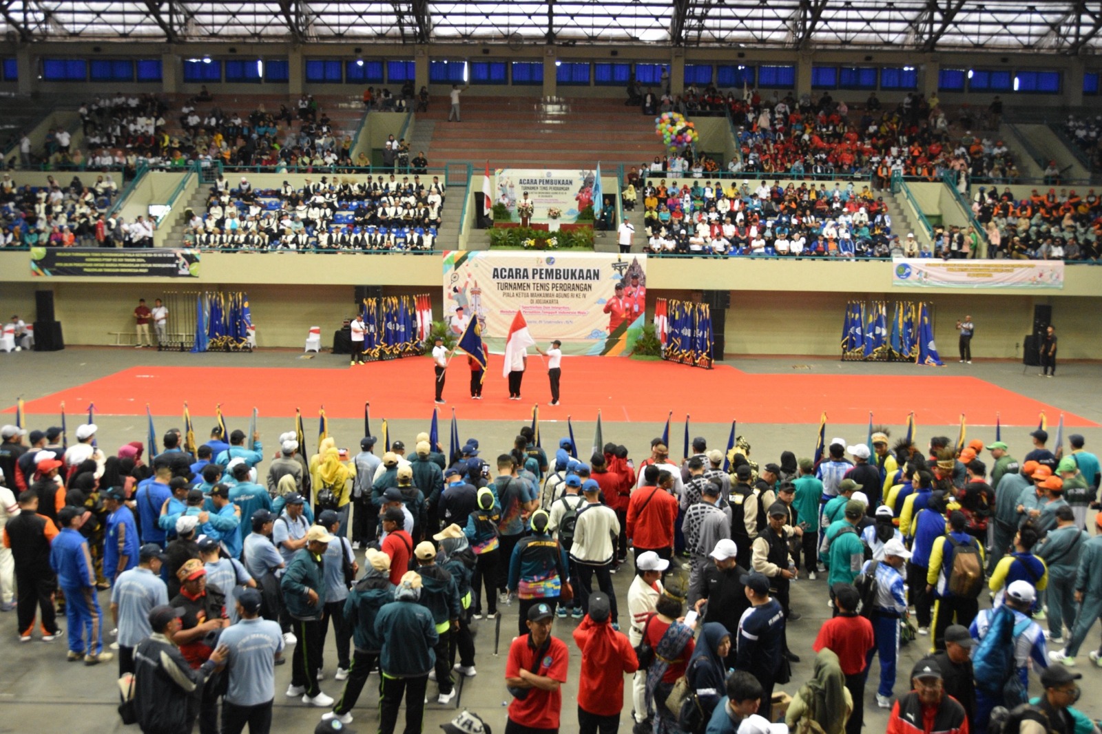 Ketua Pengadilan Negeri Yogyakarta Menghadiri Pembukaan Turnamen Tenis Perorangan Piala Ketua Mahkamah Agung RI ke IV