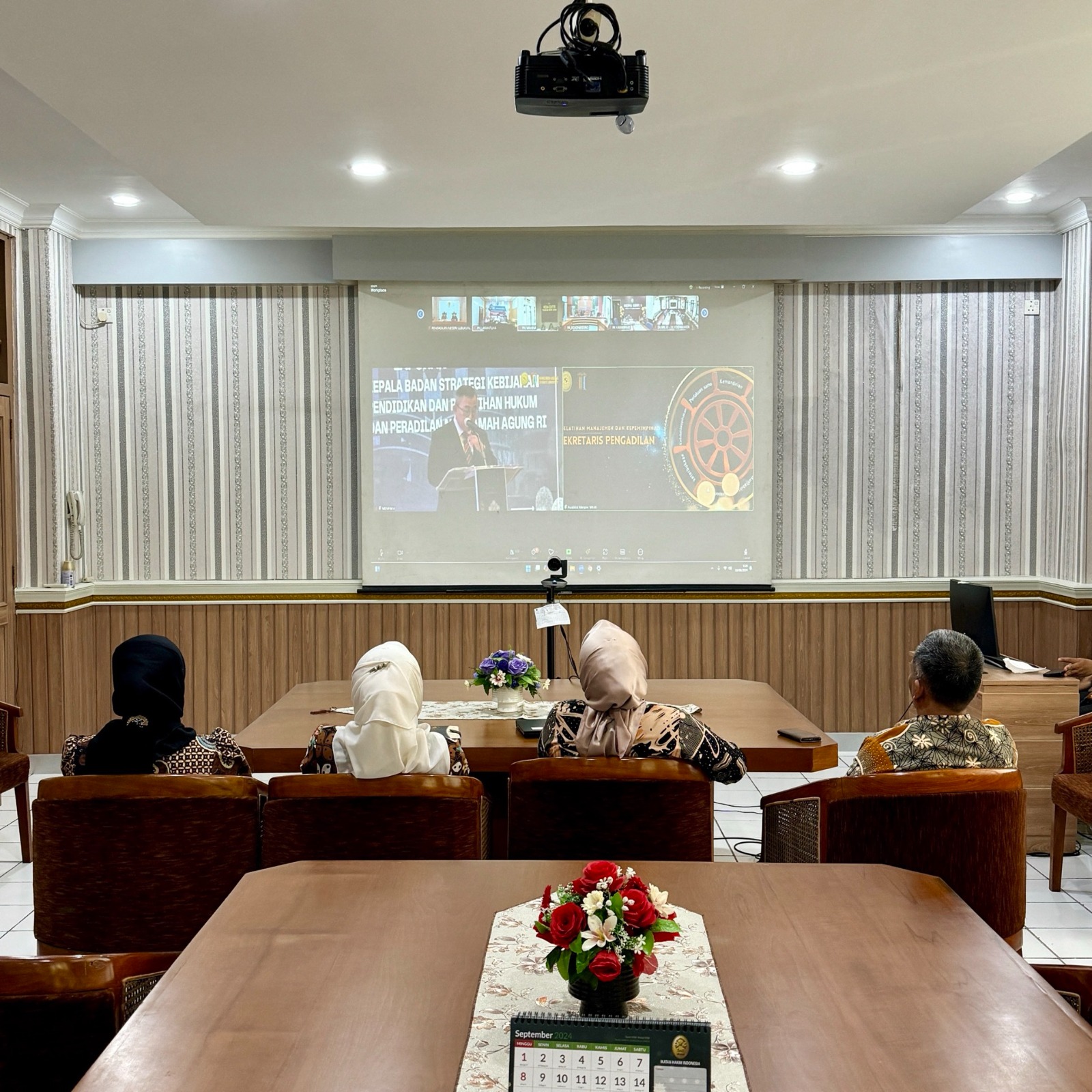 Pengadilan Negeri Yogyakarta Mengikuti Pembukaan sekaligus Ceramah Umum pada Pelatihan Manajemen dan Kepemimpinan bagi Pimpinan, Panitera dan Sekretaris Pengadilan Mahkamah Agung RI.