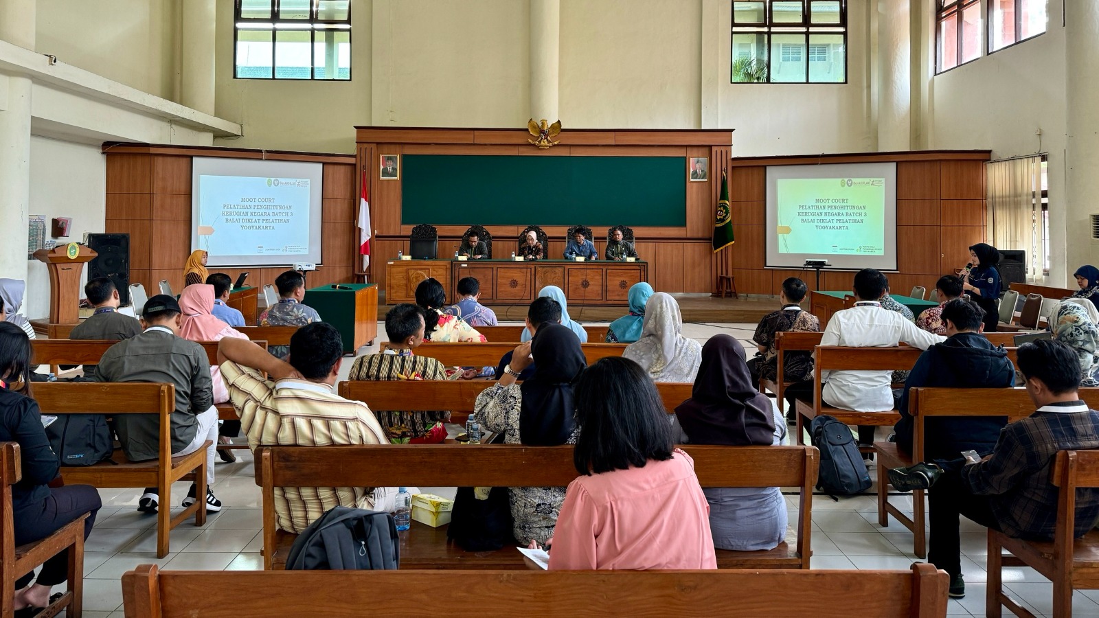 Pengadilan Negeri Yogyakarta Memfasilitasi Mootcourt yang Diselenggarai oleh Balai Diklat PKN Yogyakarta