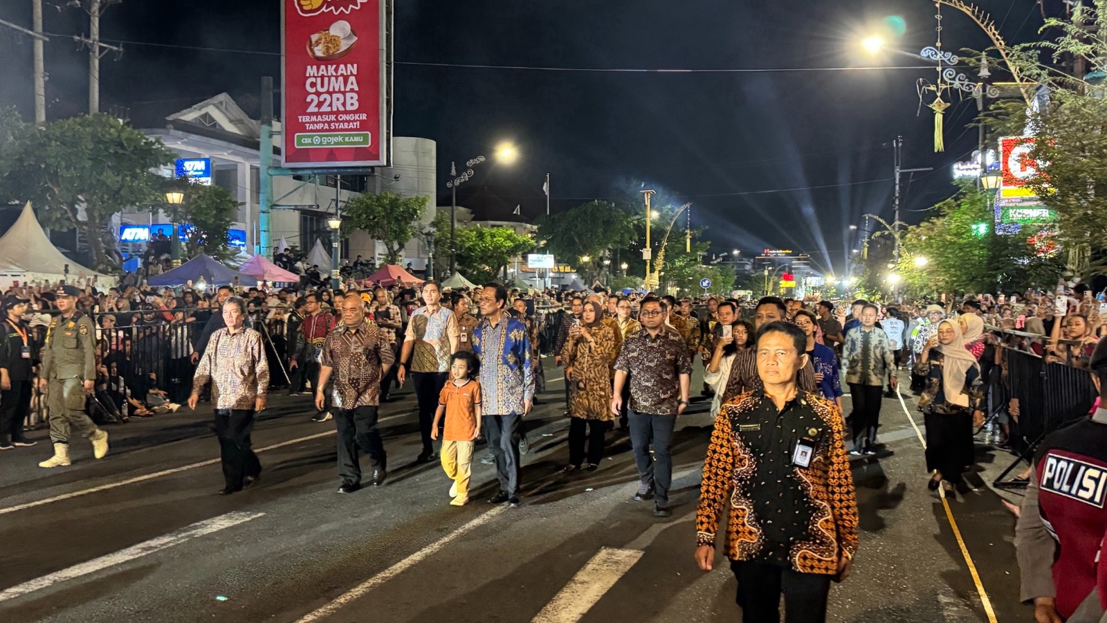 Ketua Pengadilan Negeri Yogyakarta Menghadiri Puncak Acara HUT Kota Yogyakarta ke-268