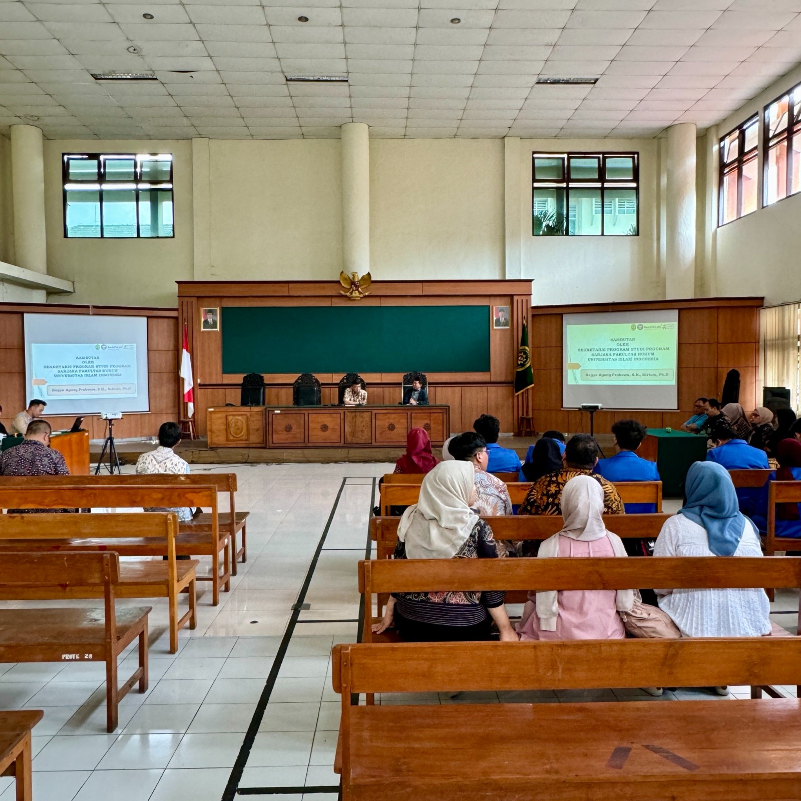 Pembukaan dan Pembekalan Kuliah Praktik Peradilan Mahasiswa Fakultas Hukum UII pada Pengadilan Negeri Yogyakarta