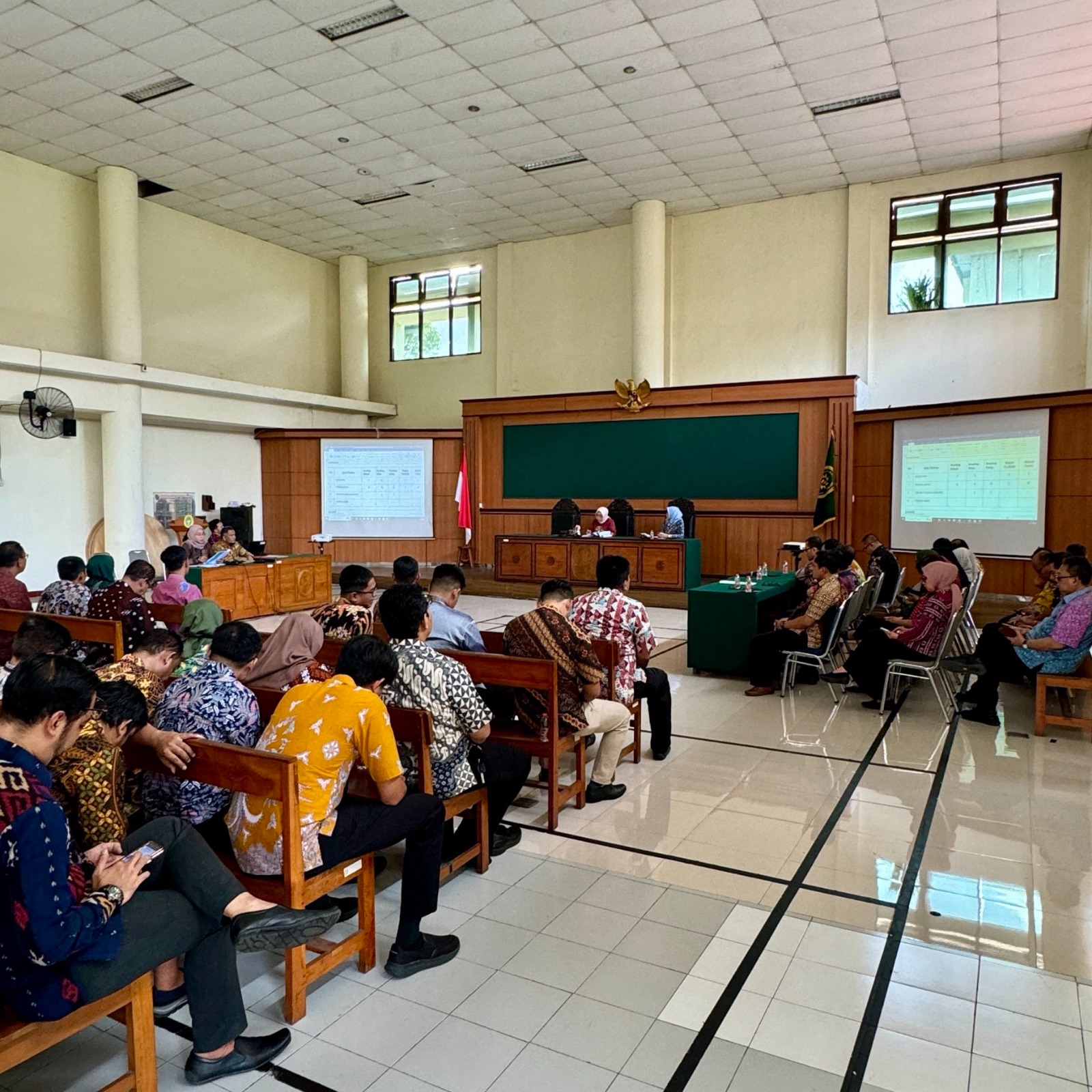 Rapat Pembinaan dan Monev Kinerja Pengadilan Negeri Yogyakarta Bulan Agustus dan September 2024