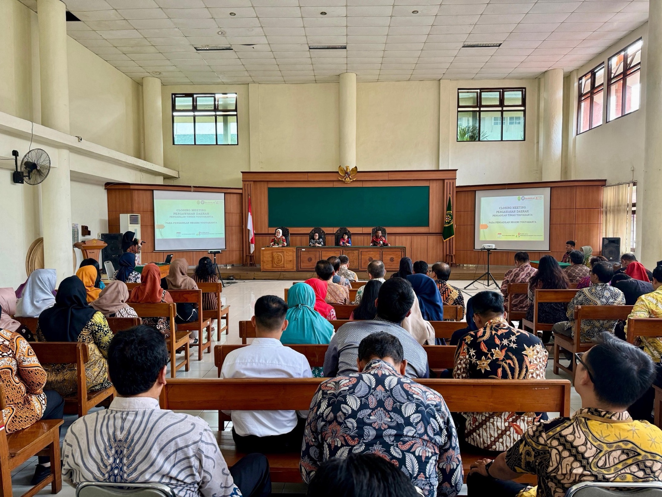 Pengawasan Daerah Pengadilan Tinggi Yogyakarta pada Pengadilan Negeri Yogyakarta