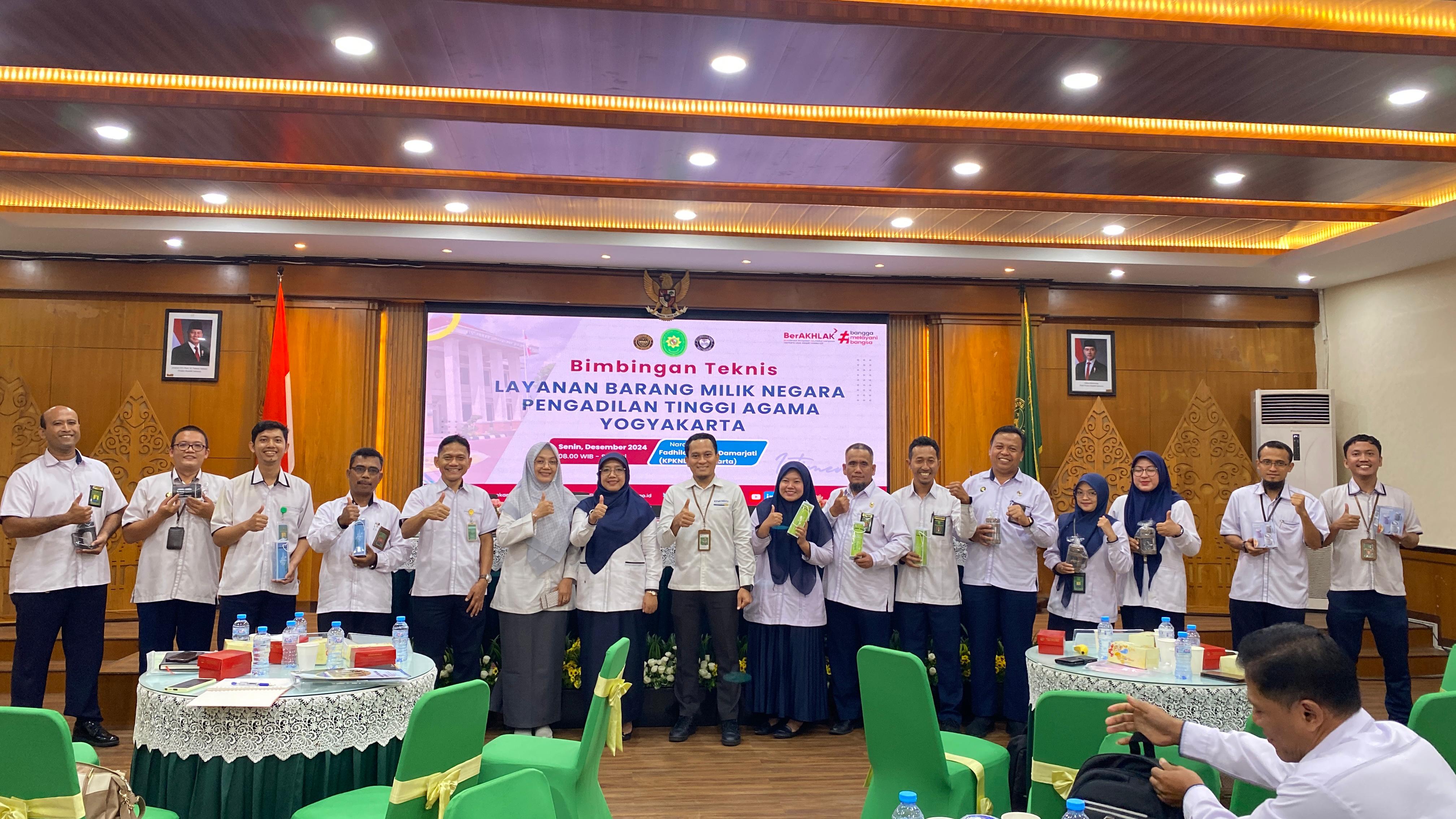 Pengadilan Negeri Yogyakarta Mengikuti Bimtek Layanan BMN Tahun Anggaran 2024