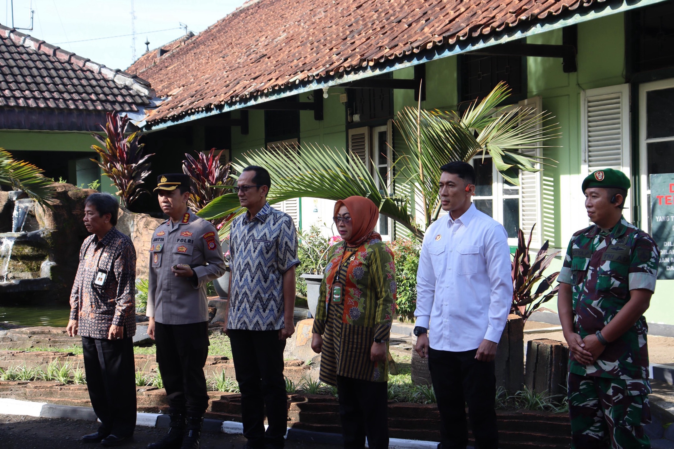 Ketua Pengadilan Negeri Yogyakarta Menghadiri Penyambutan Kunjungan Kerja Komandan Korem 072 Pamungkas ke Kodim 0734/Kota Yogyakarta