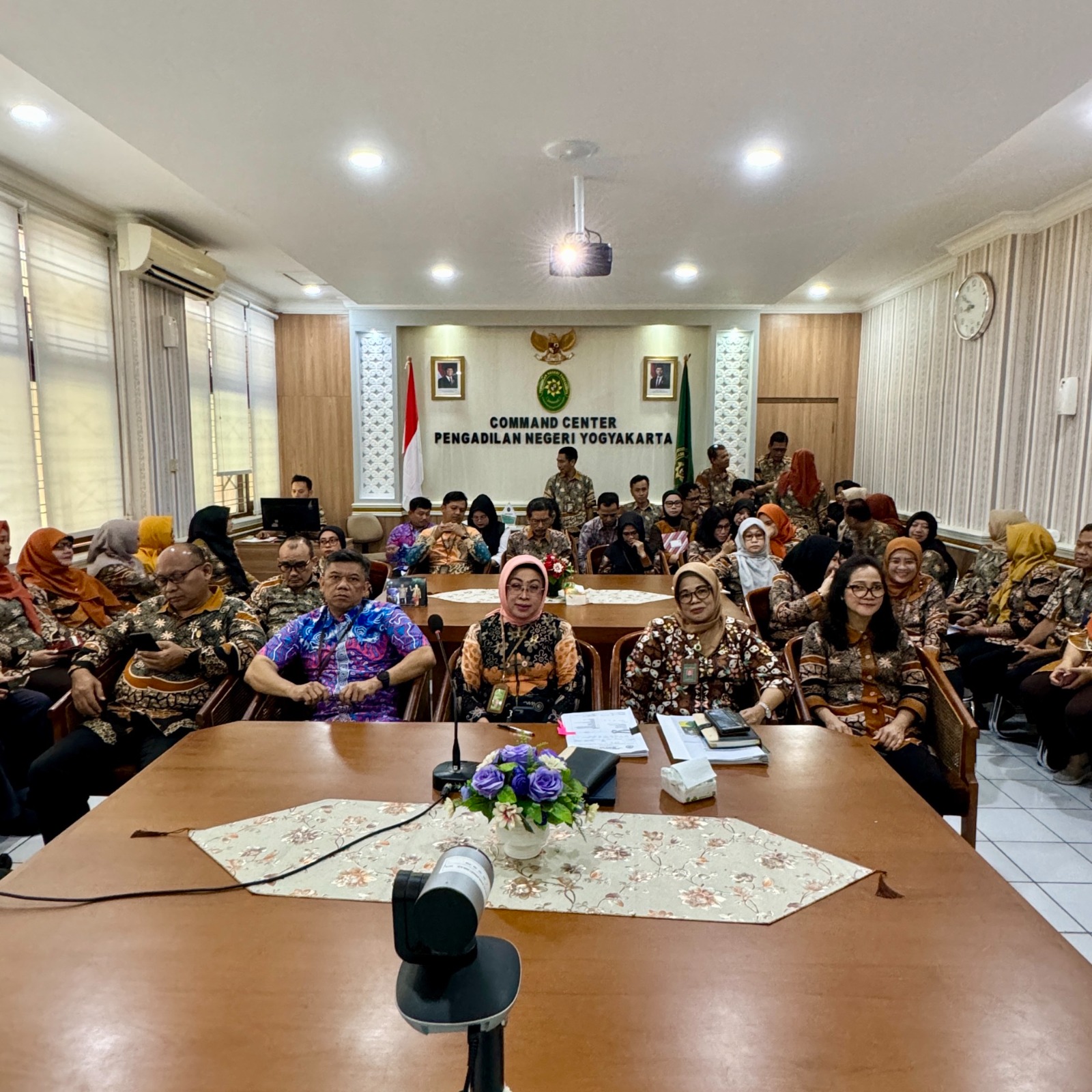 Pengadilan Negeri Yogyakarta Mengikuti Sosialisasi Pembaruan Aplikasi SIPP Tingkat Pertama dan Aplikasi e-BERPADU