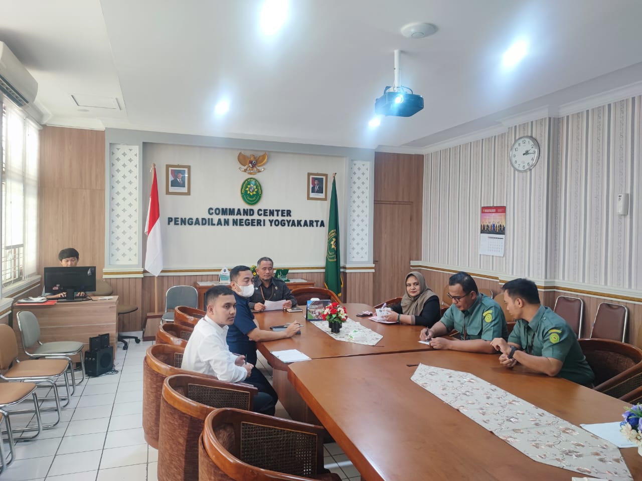 Rapat Monev dan Layanan Informasi Publik Pengadilan Negeri Yogyakarta