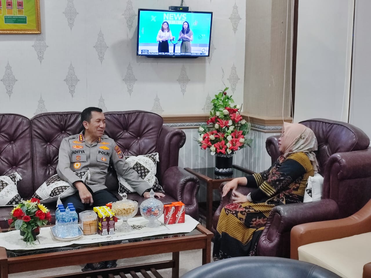 Pengadilan Negeri Yogyakarta Mendapatkan Kunjungan Kerja Kepala Polresta Yogyakarta