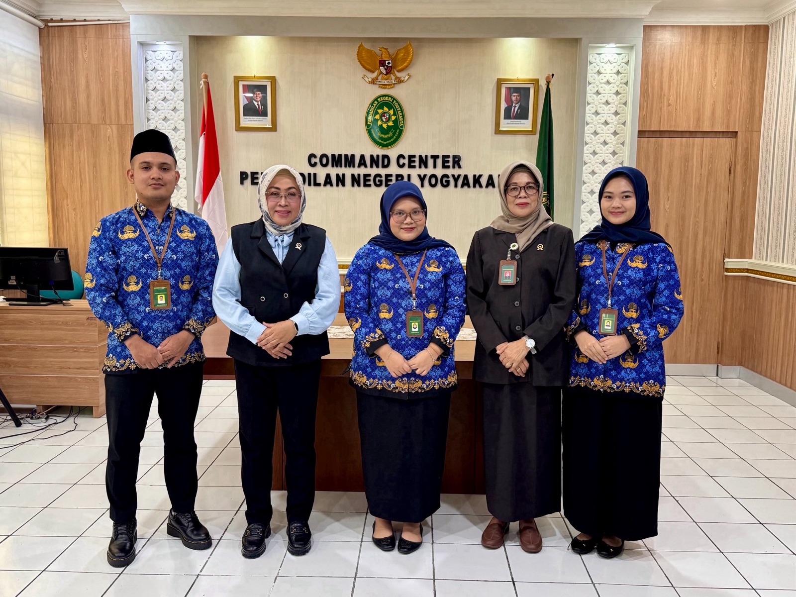 Upacara Pengambilan Sumpah dari CPNS Tahun 2023 Menjadi PNS Pengadilan Negeri Yogyakarta