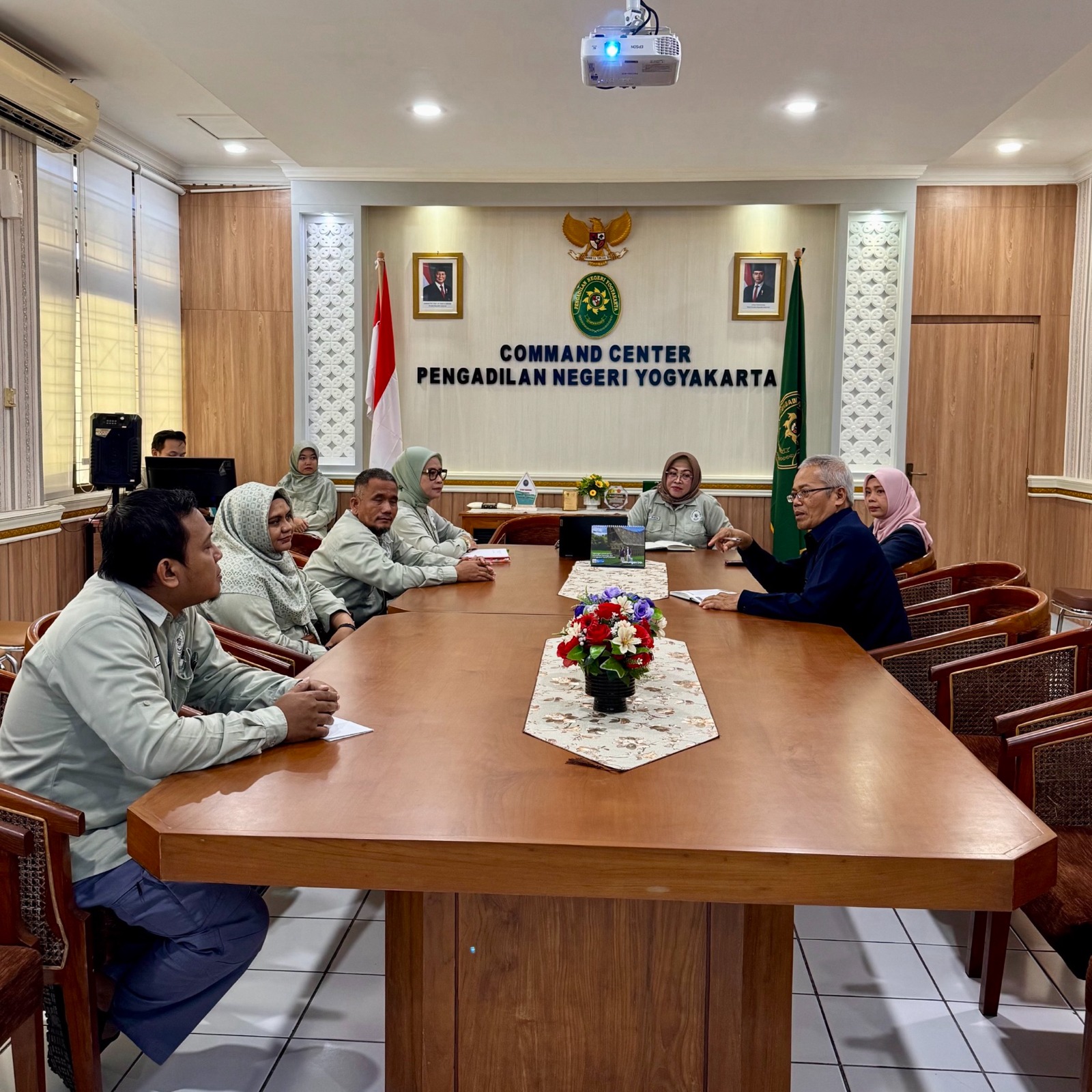 Pengadilan Negeri Yogyakarta Mendapatkan Kunjungan Kerja dari Pengadilan Agama Yogyakarta