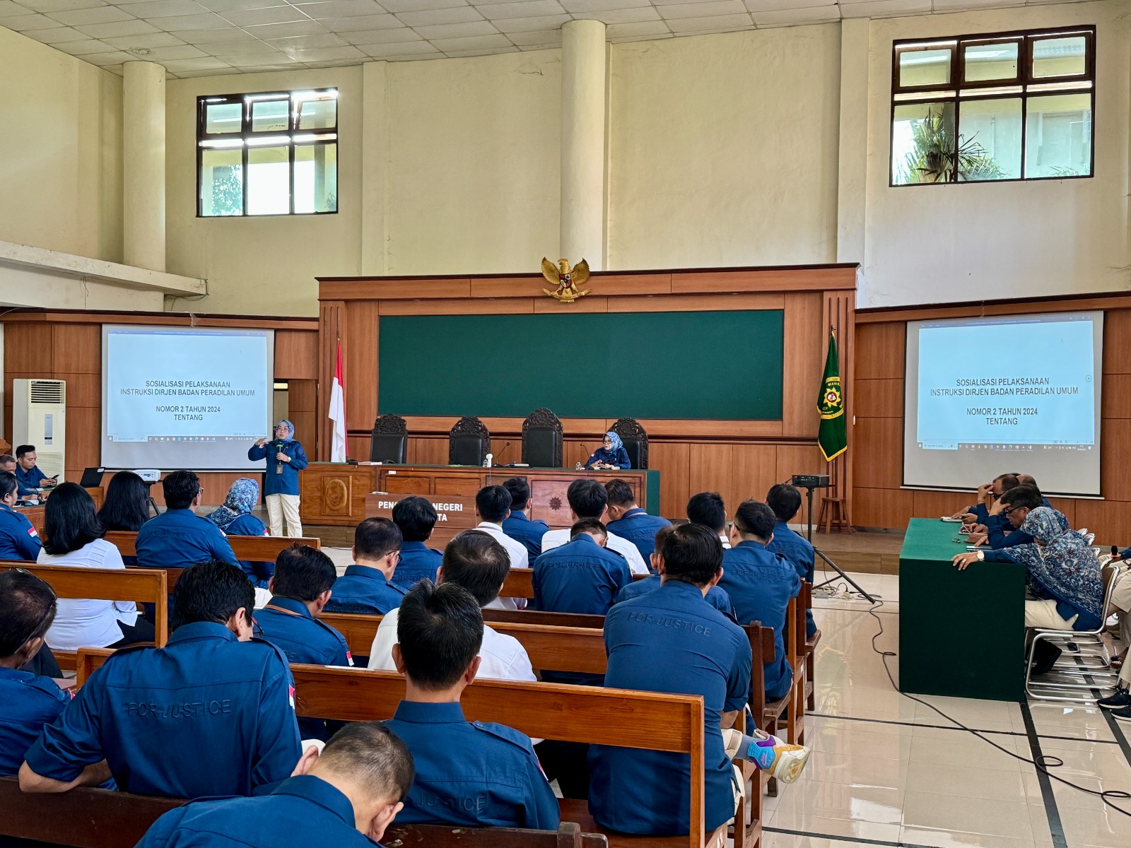 Rapat Pembinaan dan Monev Kinerja Pengadilan Negeri Yogyakarta Bulan April 2025