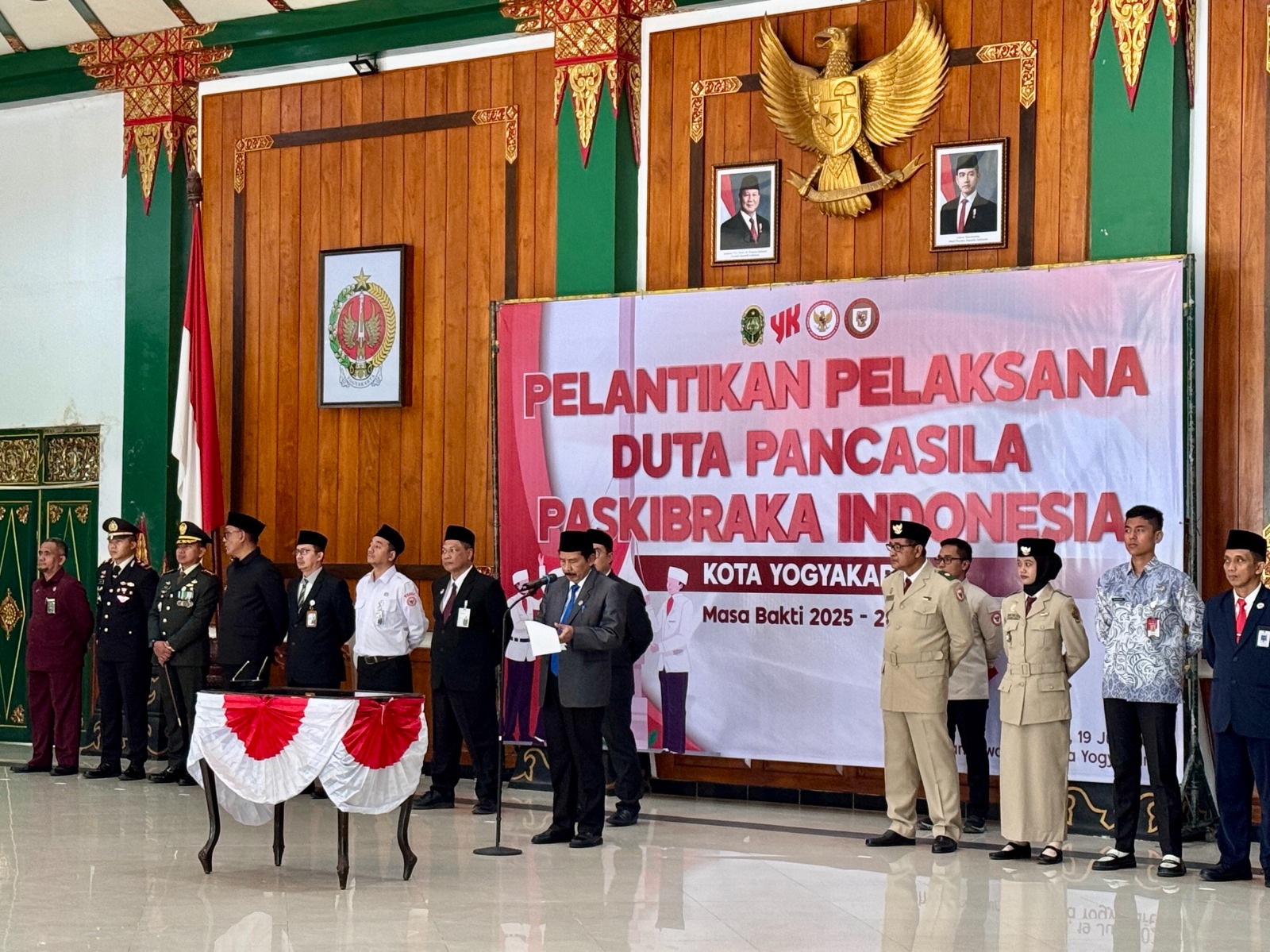 Sekretaris Pengadilan Negeri Yogyakarta Menghadiri Pelantikan Duta Pancasila Paskibraka Indonesia